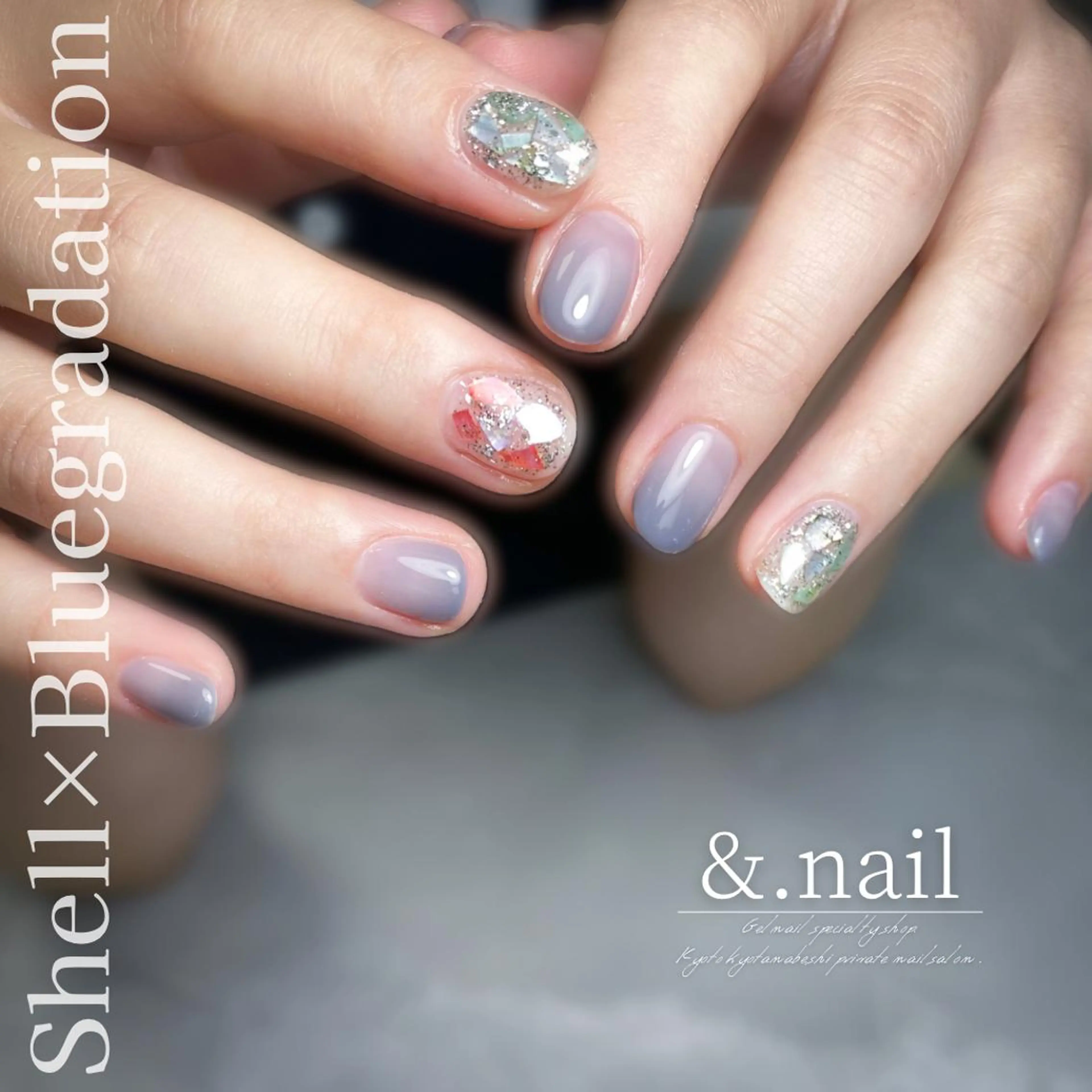 ネイル &.nail/ ニュアンス/持込み可のネイルデザイン