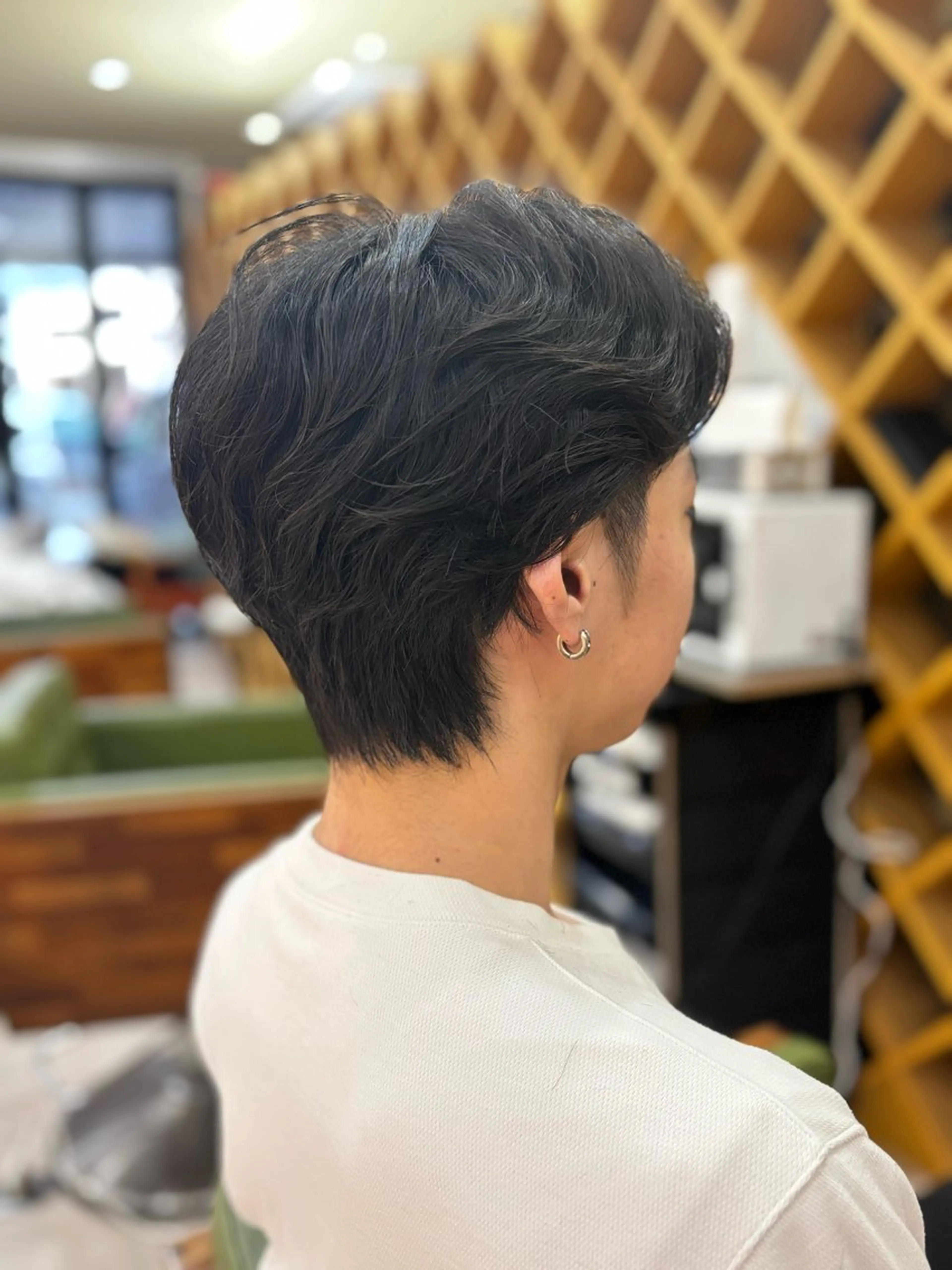 パーマ メンズ メンズパーマ ニュアンスパーマ 沖野 愛恵のヘアスタイル