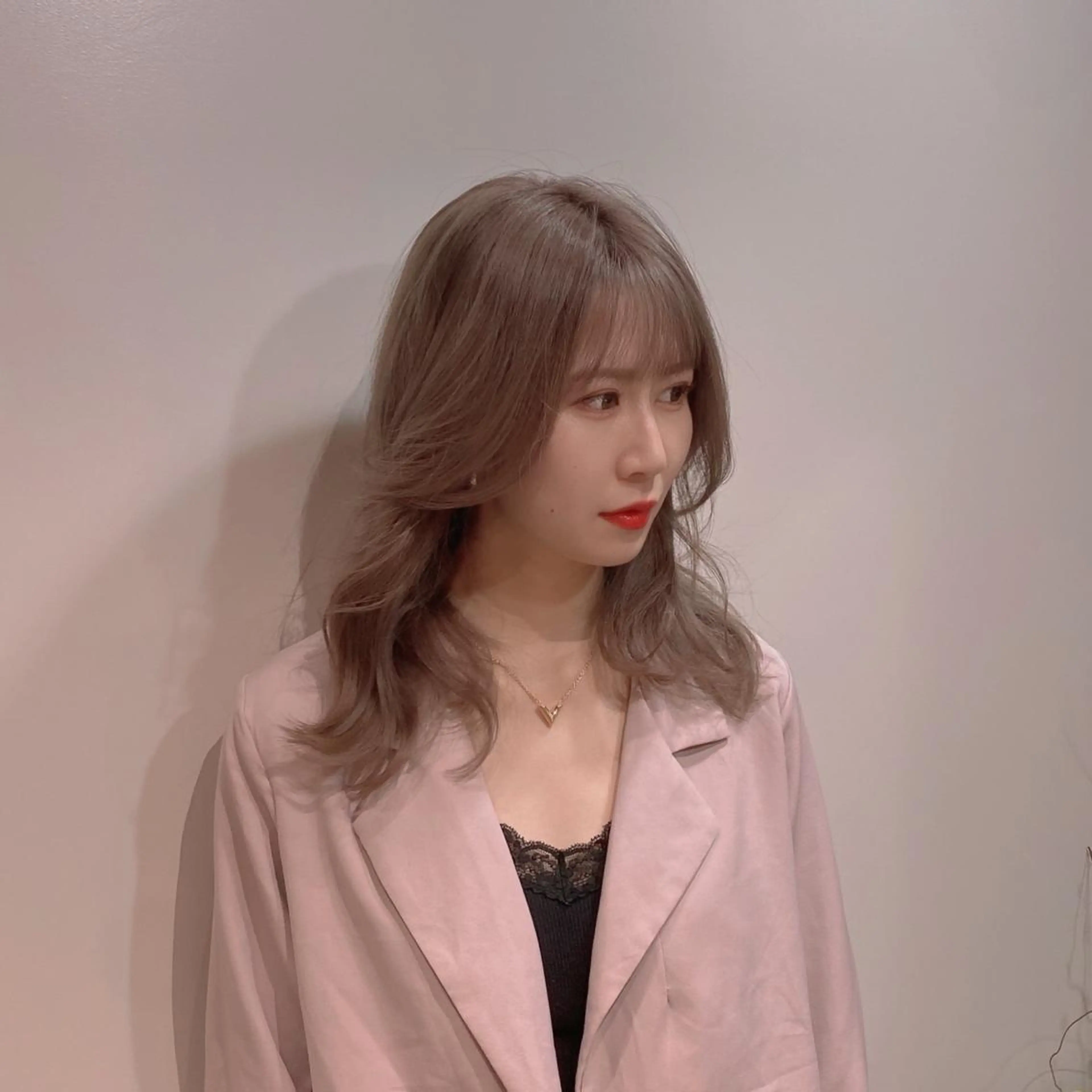 ミディアム カット ヘアカラー トリートメント La paix所属・パーソナルカラー lapiax阿部のヘアスタイル