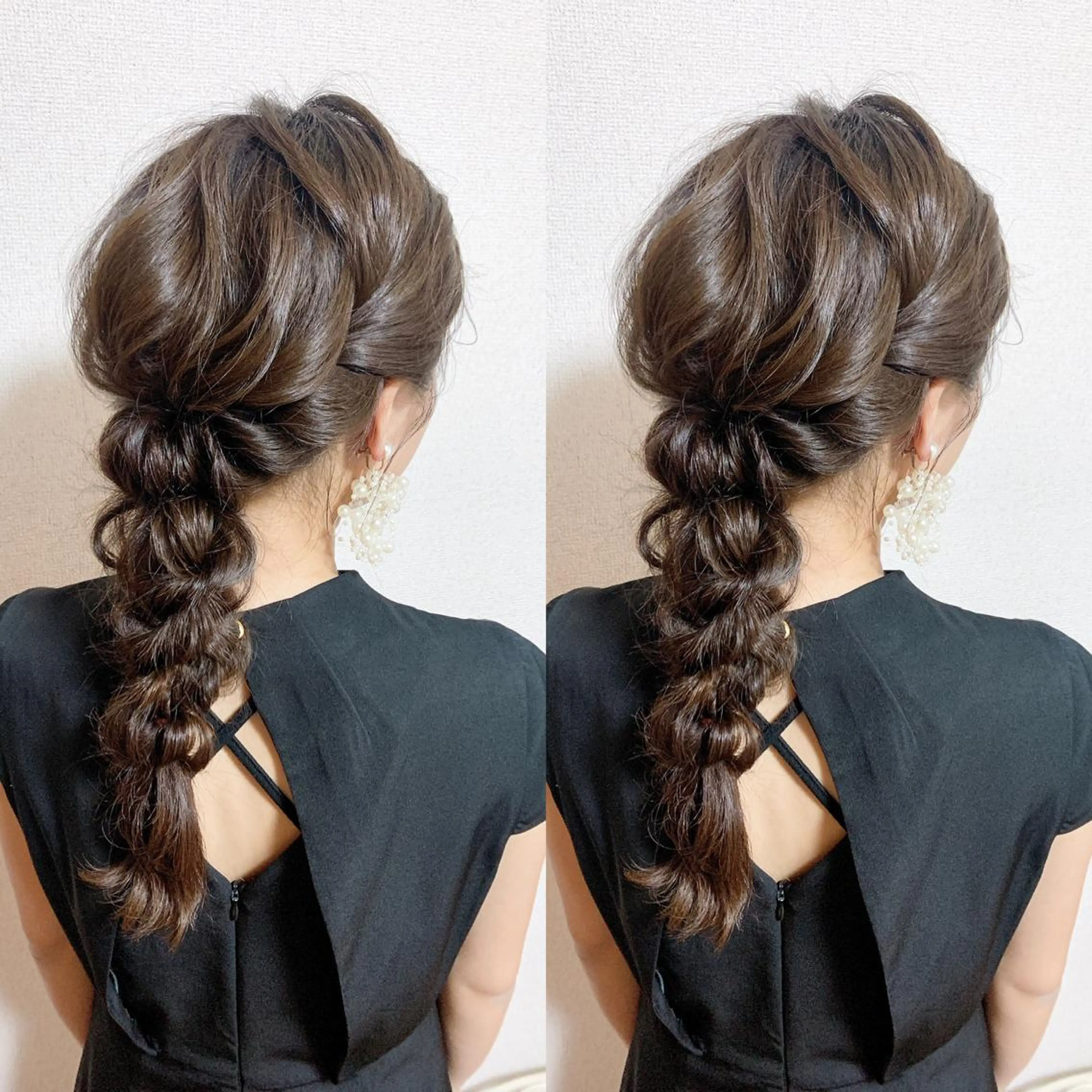 韓国レイヤーカット/ ダブルカラーのヘアスタイル