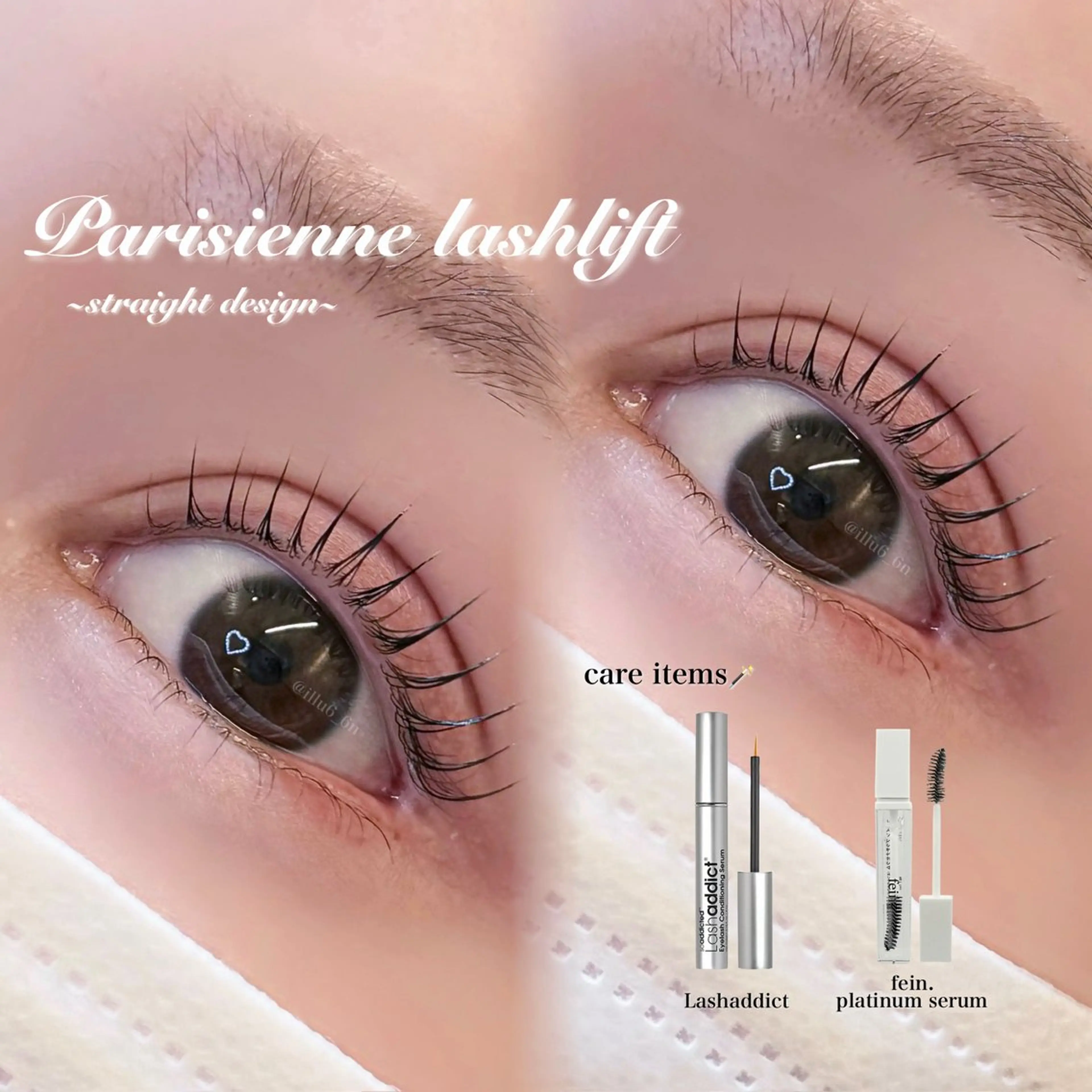 マツエク・マツパ マツパ emiri🍒 @illu6_6nのマツエク・マツパデザイン