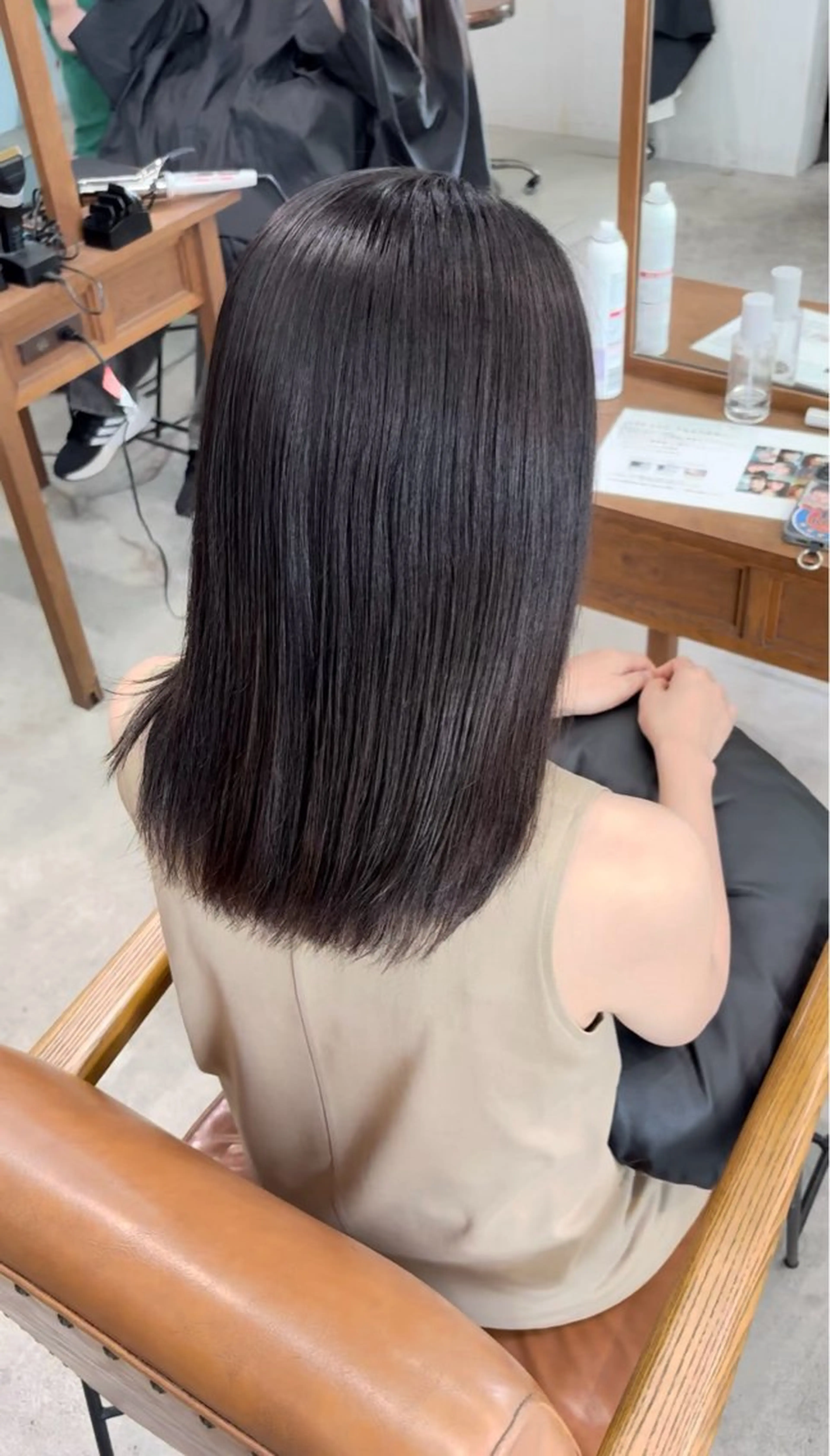 セミロング カット ヘアカラー トリートメント Nicoru*所属・SONO 【一宮】のヘアスタイル