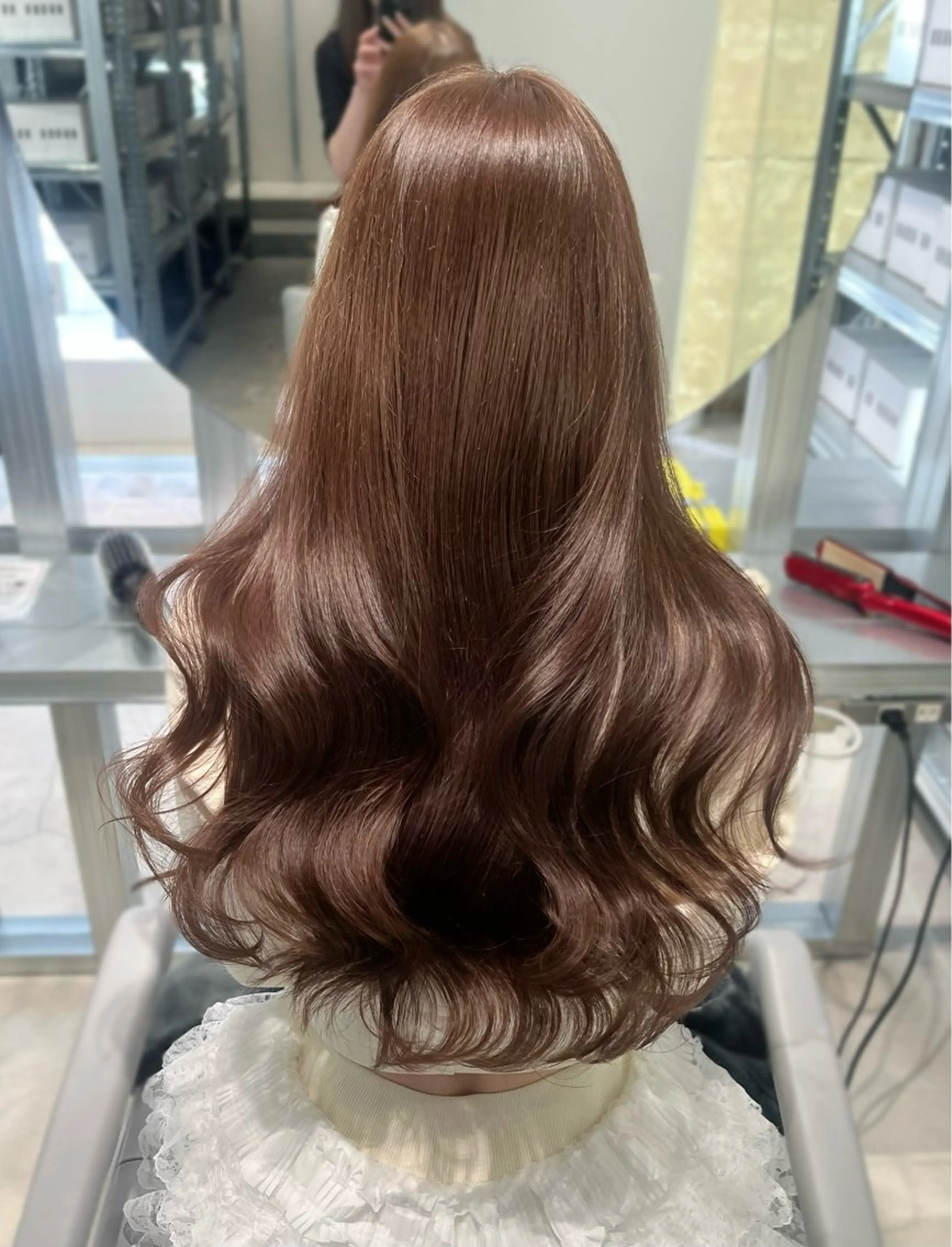 ロング カラー ヘアカラー トリートメント 髙木 由支奈のヘアスタイル