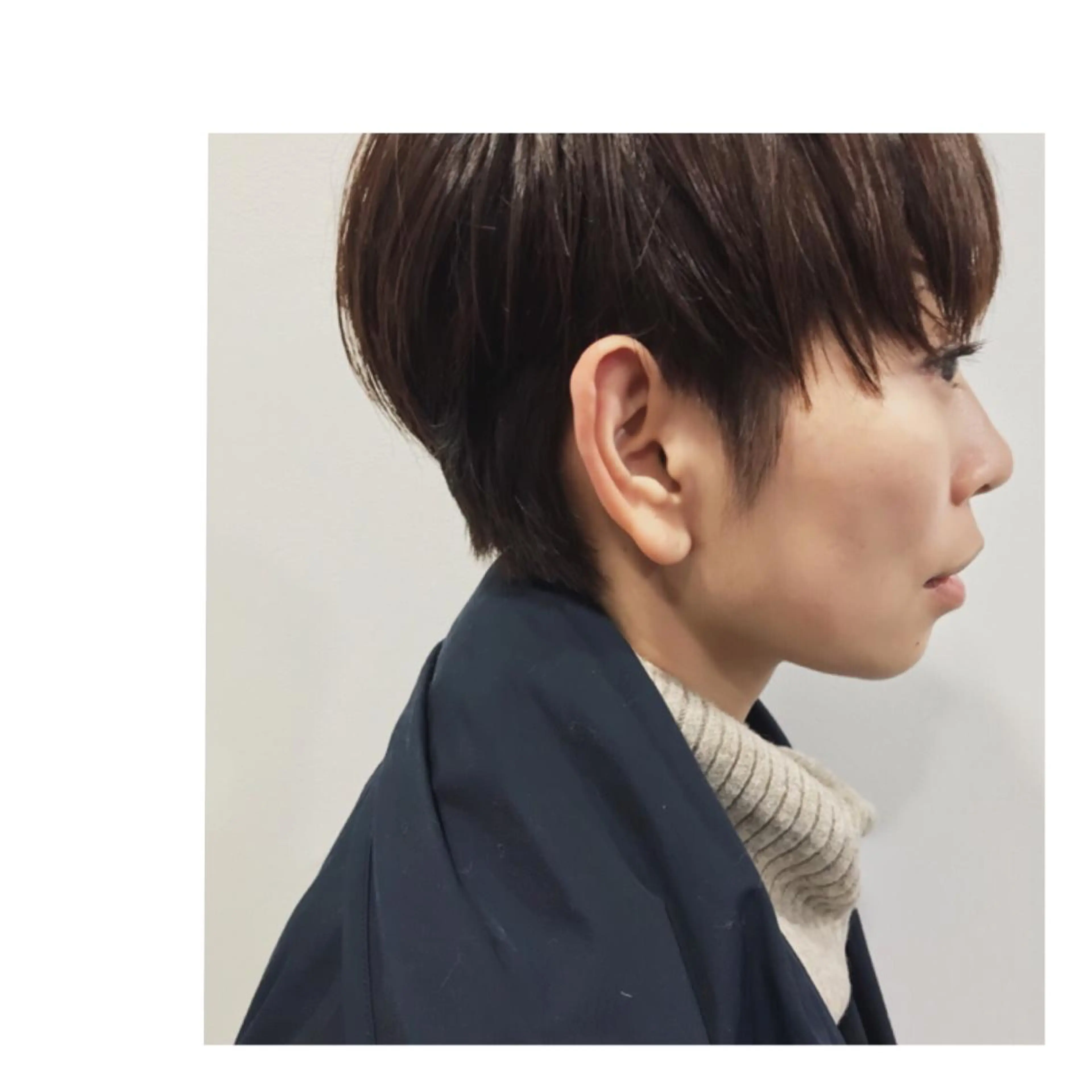 ショート カラー ショートヘア HARUNA🤍 大人ショートヘアのヘアスタイル