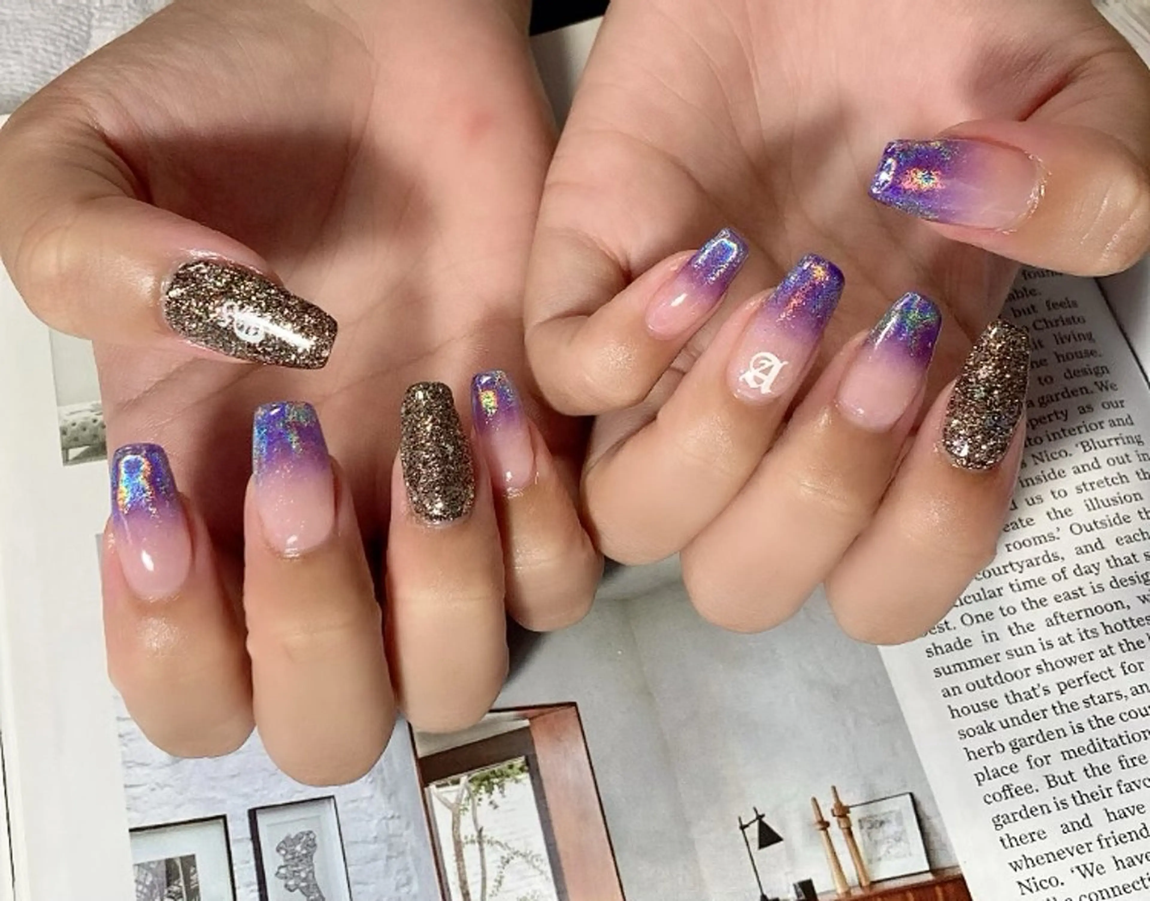 ロング ネイル Lofi nails ゆきこのネイルデザイン