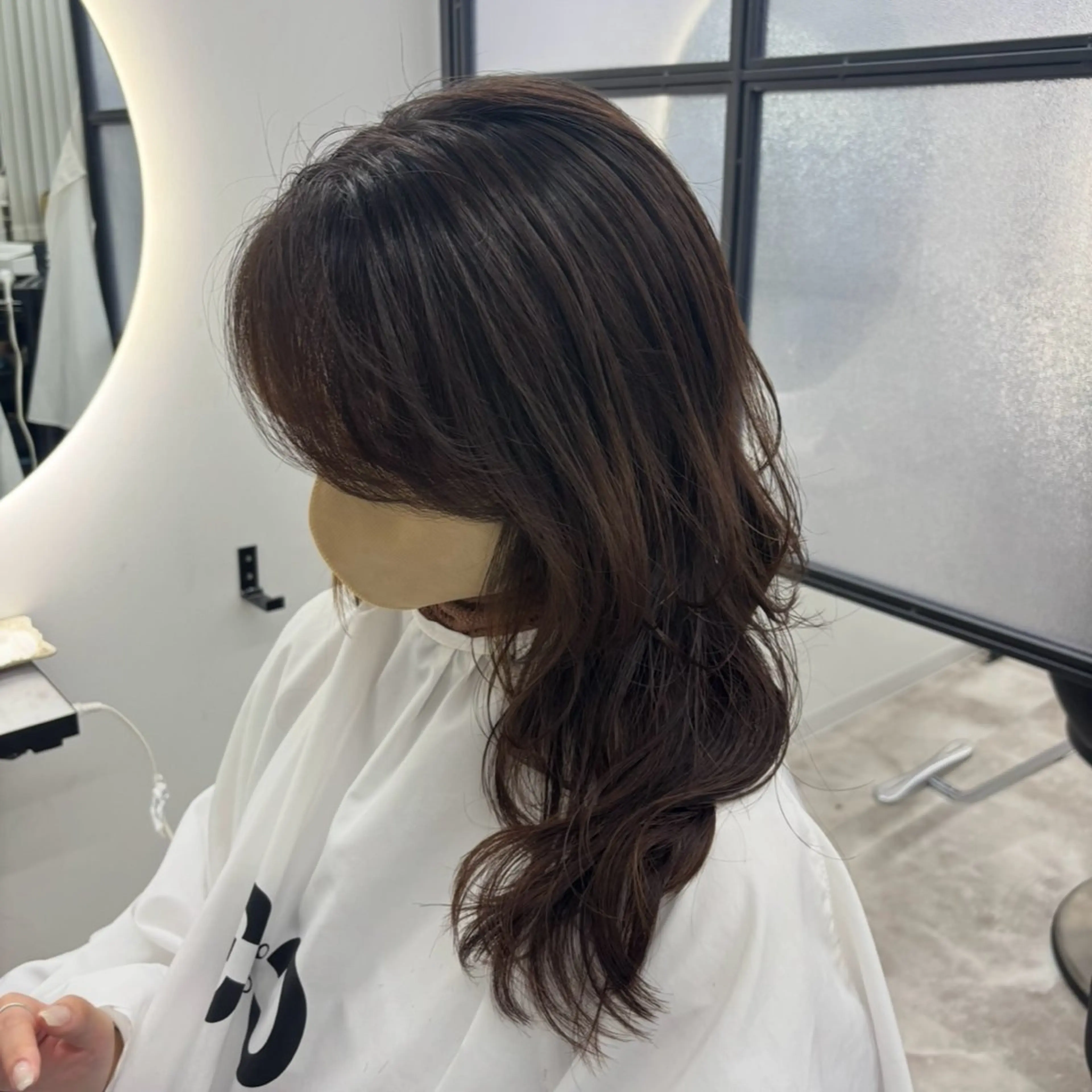 ロング カット Ren. 🦋デザインカラーのヘアスタイル