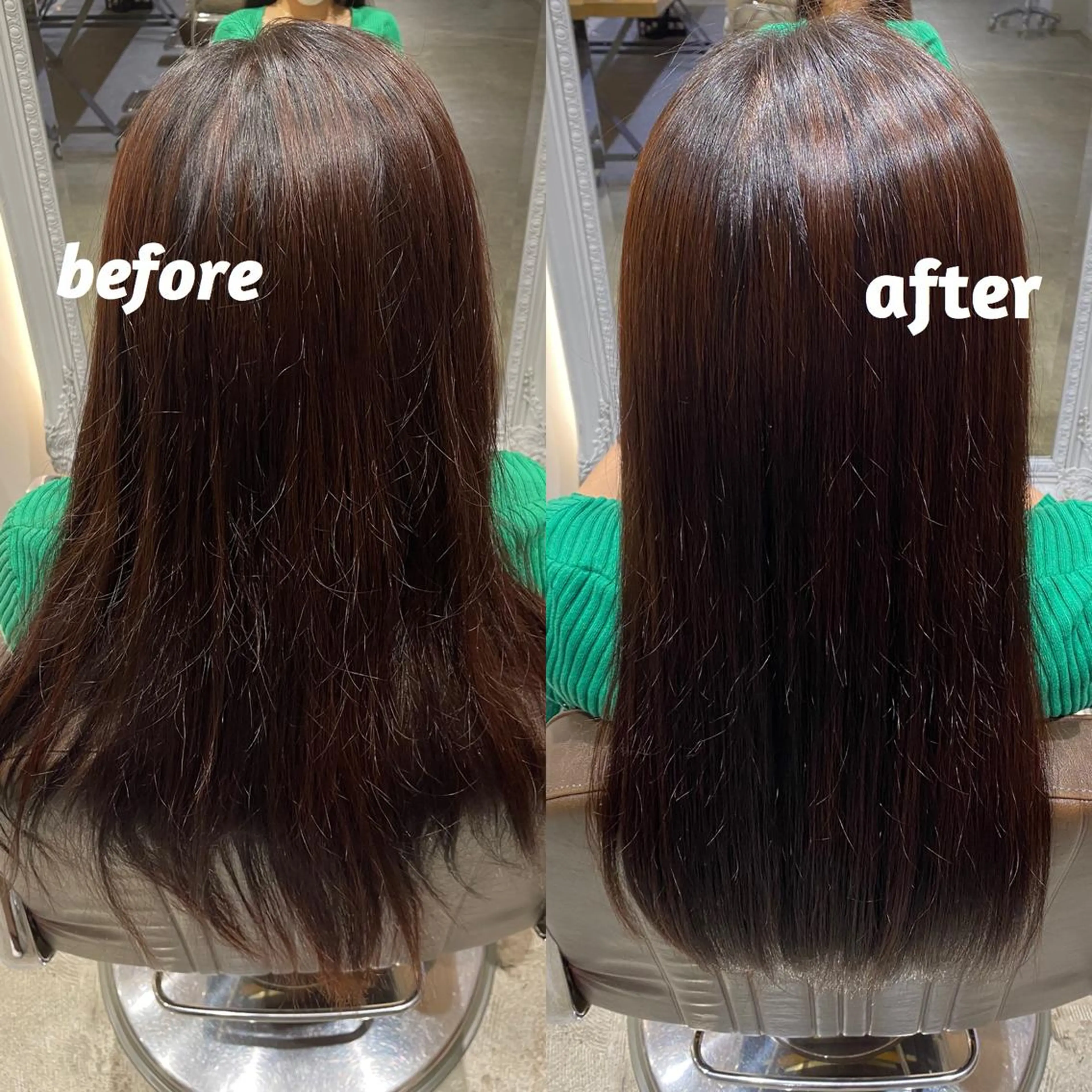 ロング GLAD所属・ナガヤマ ミユのヘアスタイル