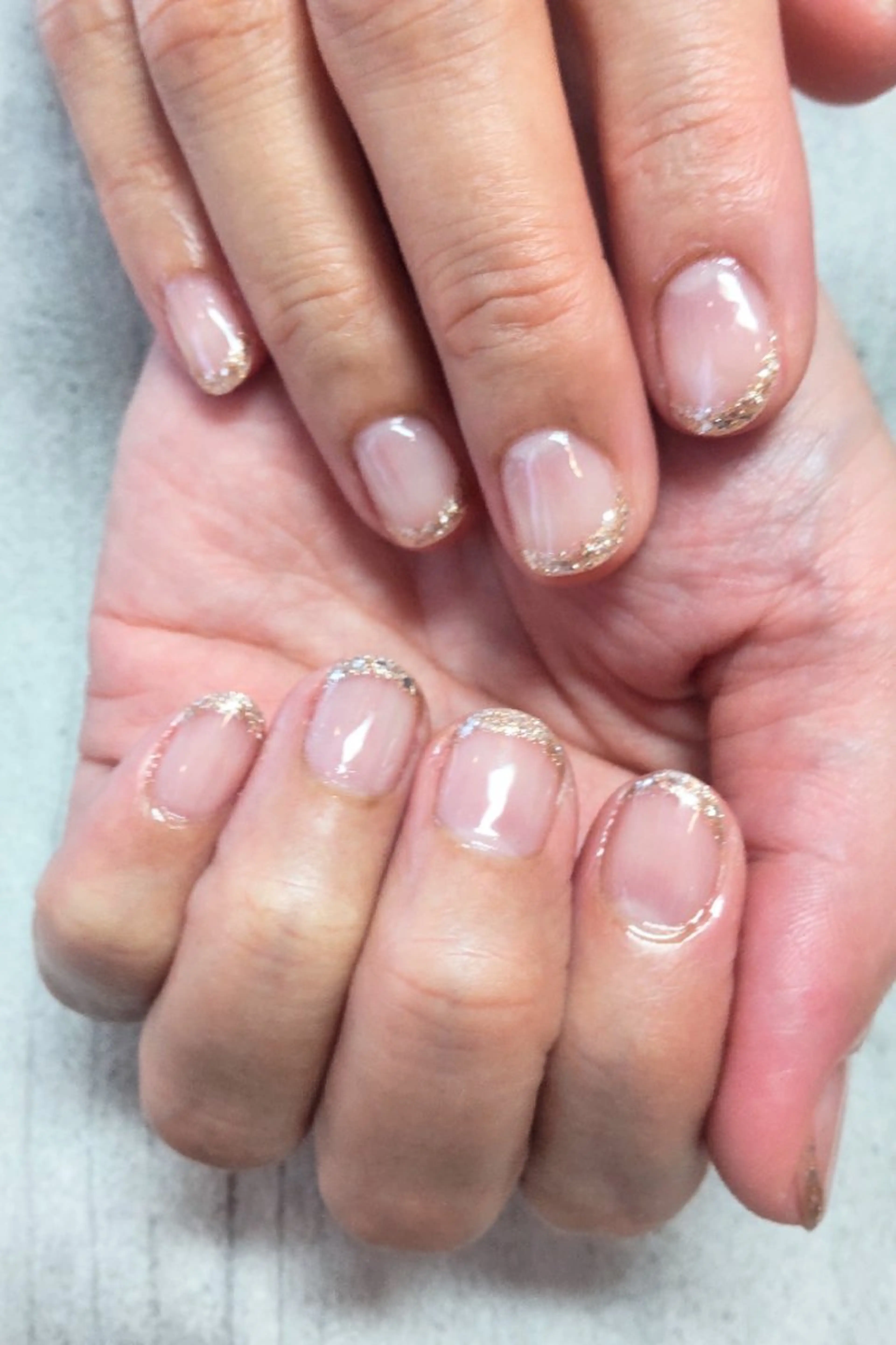 ネイル クリアネイル フレンチネイル CHOUETTE所属・CHOUETTE MIOのネイルデザイン