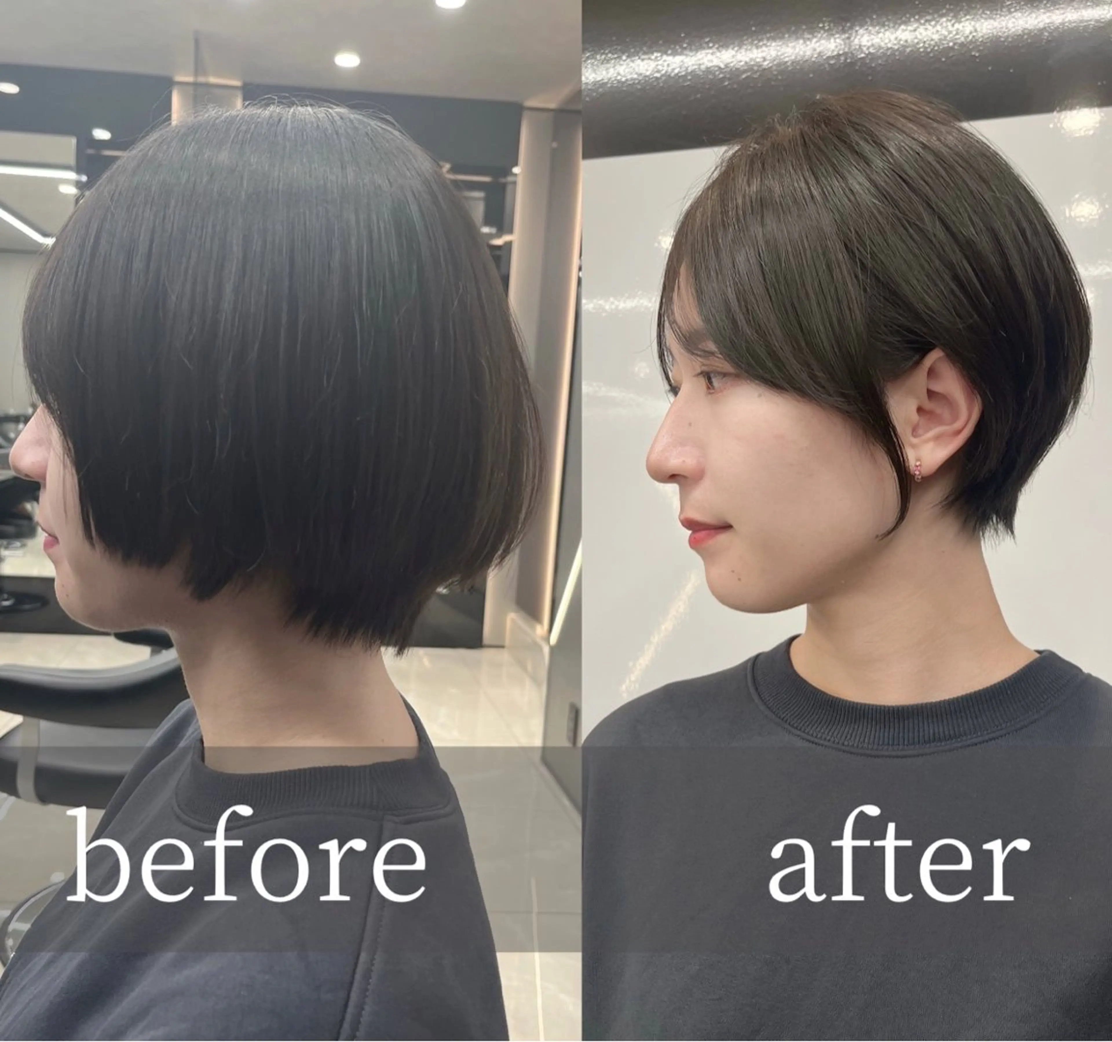 ショート hair salon Ranun髪質改善のヘアスタイル