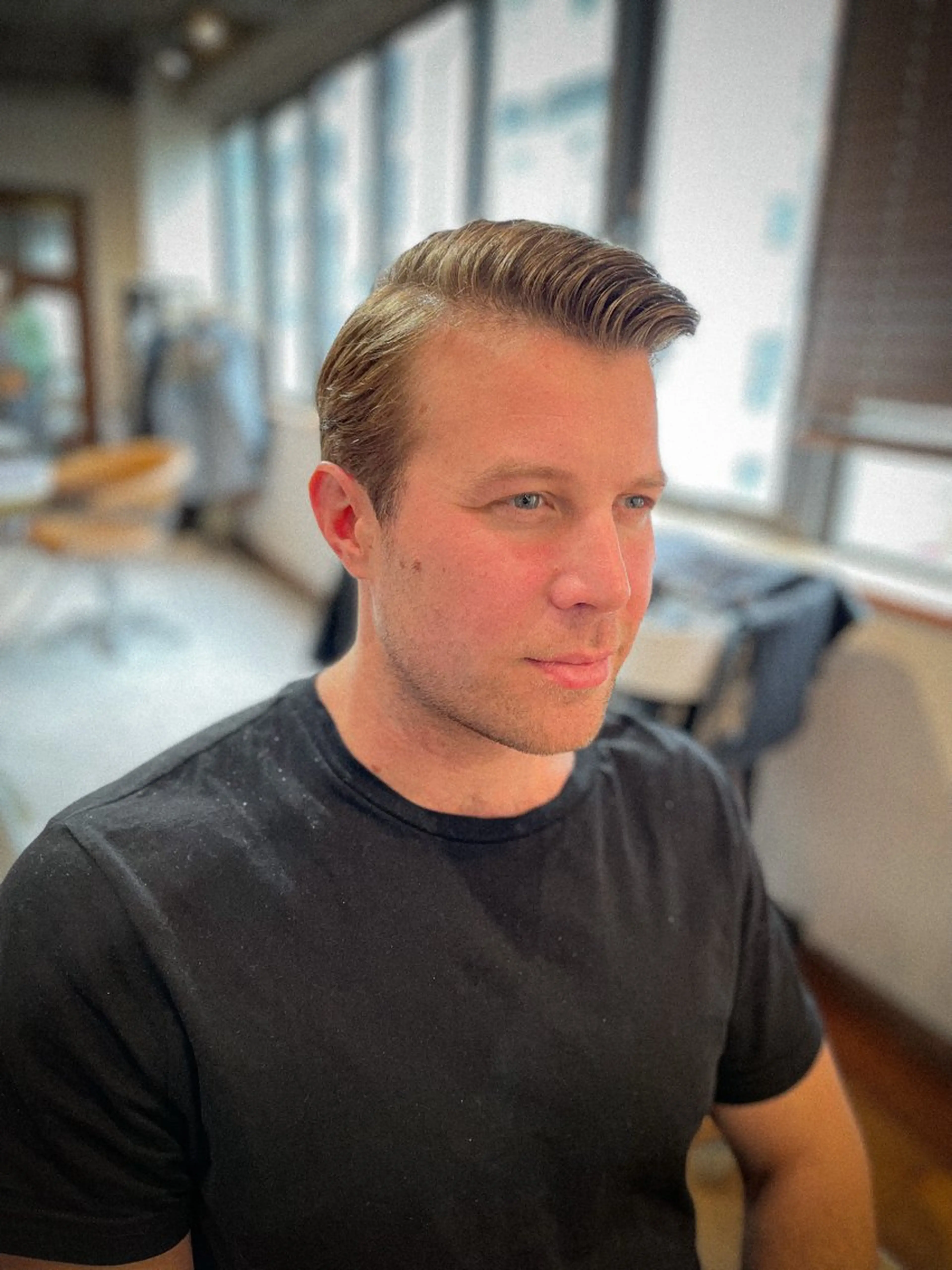 ショート THE MAN LeverageNewYork所属・海外メンズヘア モリケンのヘアスタイル