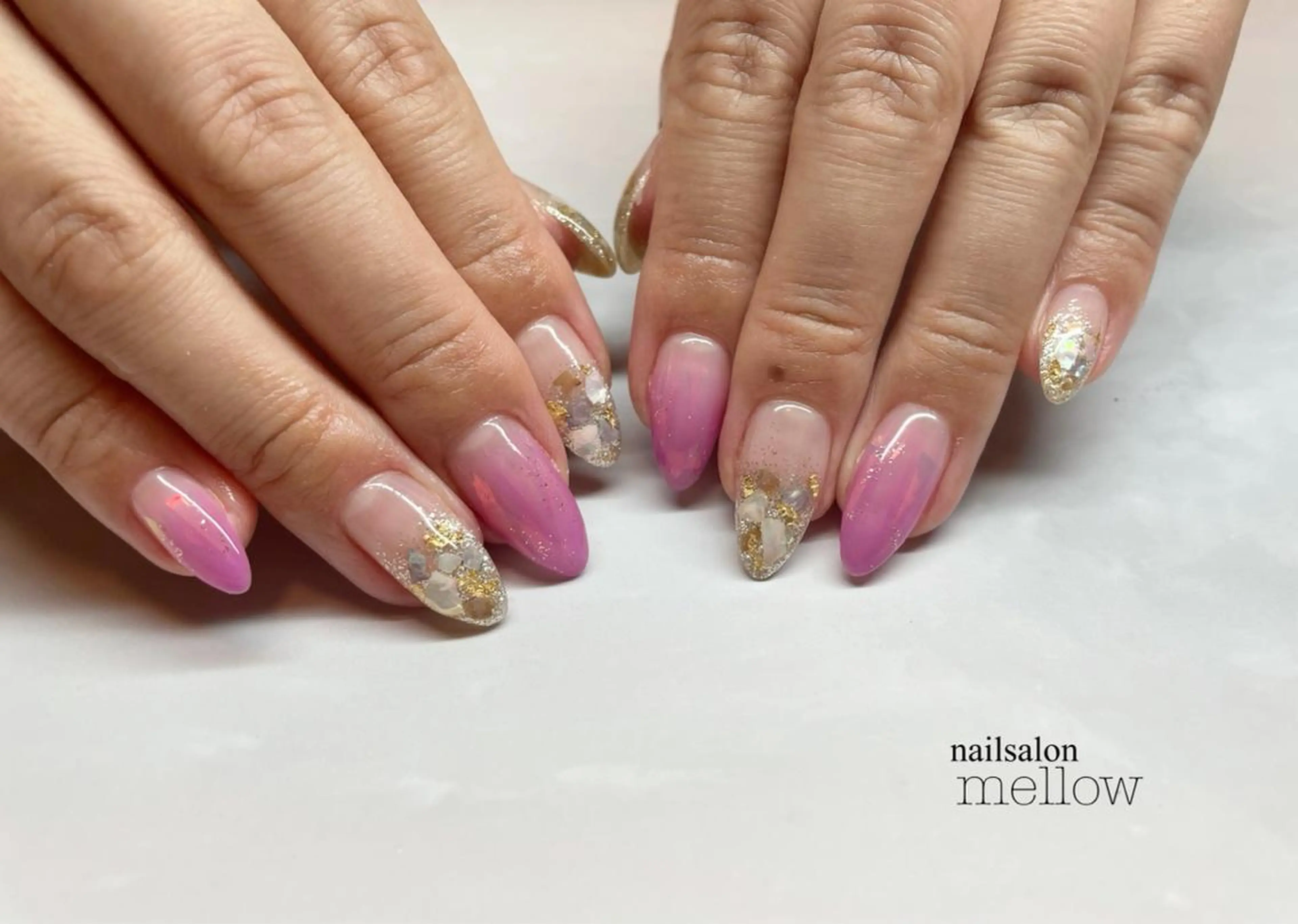 ネイル オーロラネイル 大山 浩美のネイルデザイン