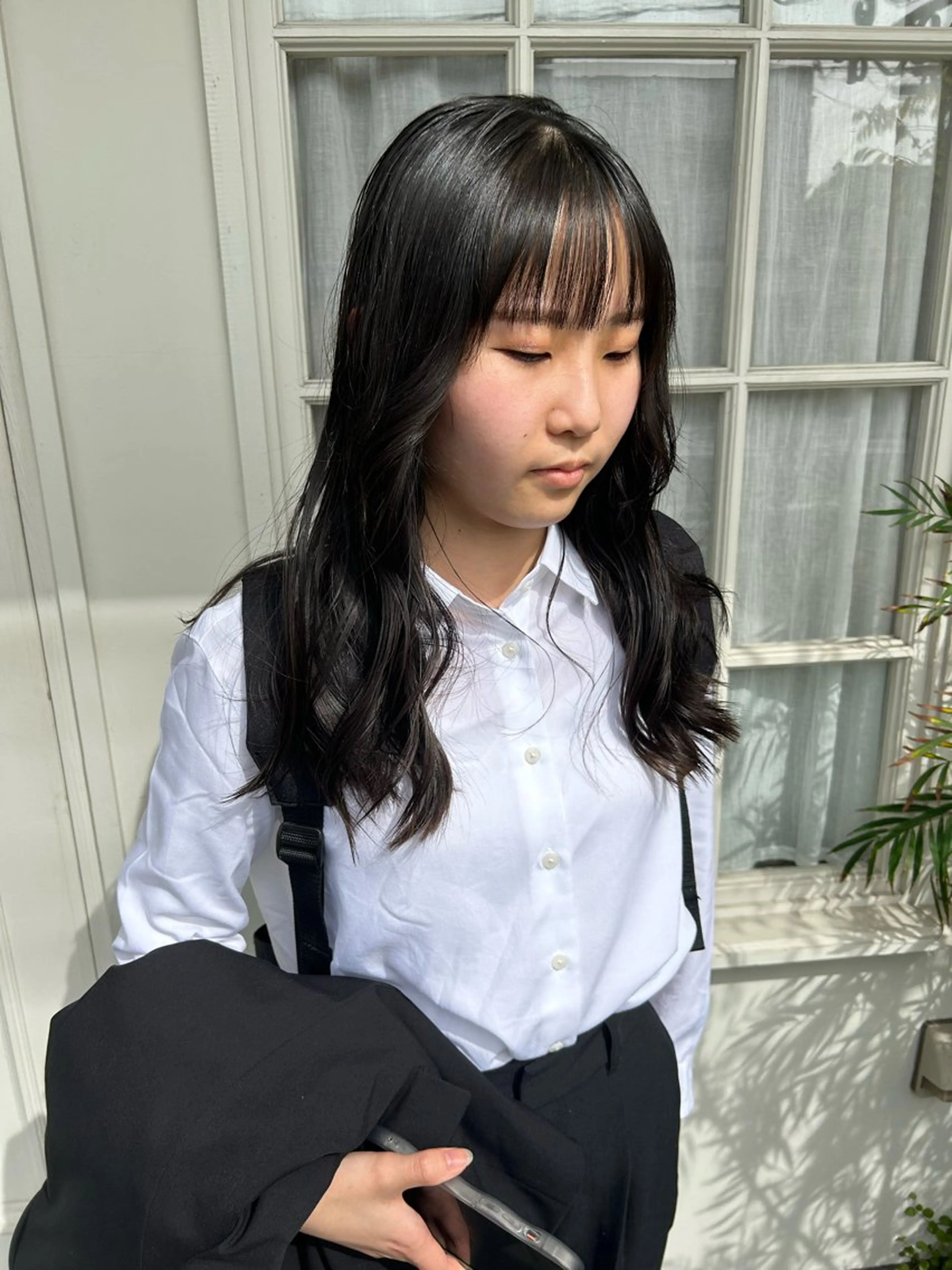 セミロング AGREE Momokaのヘアスタイル