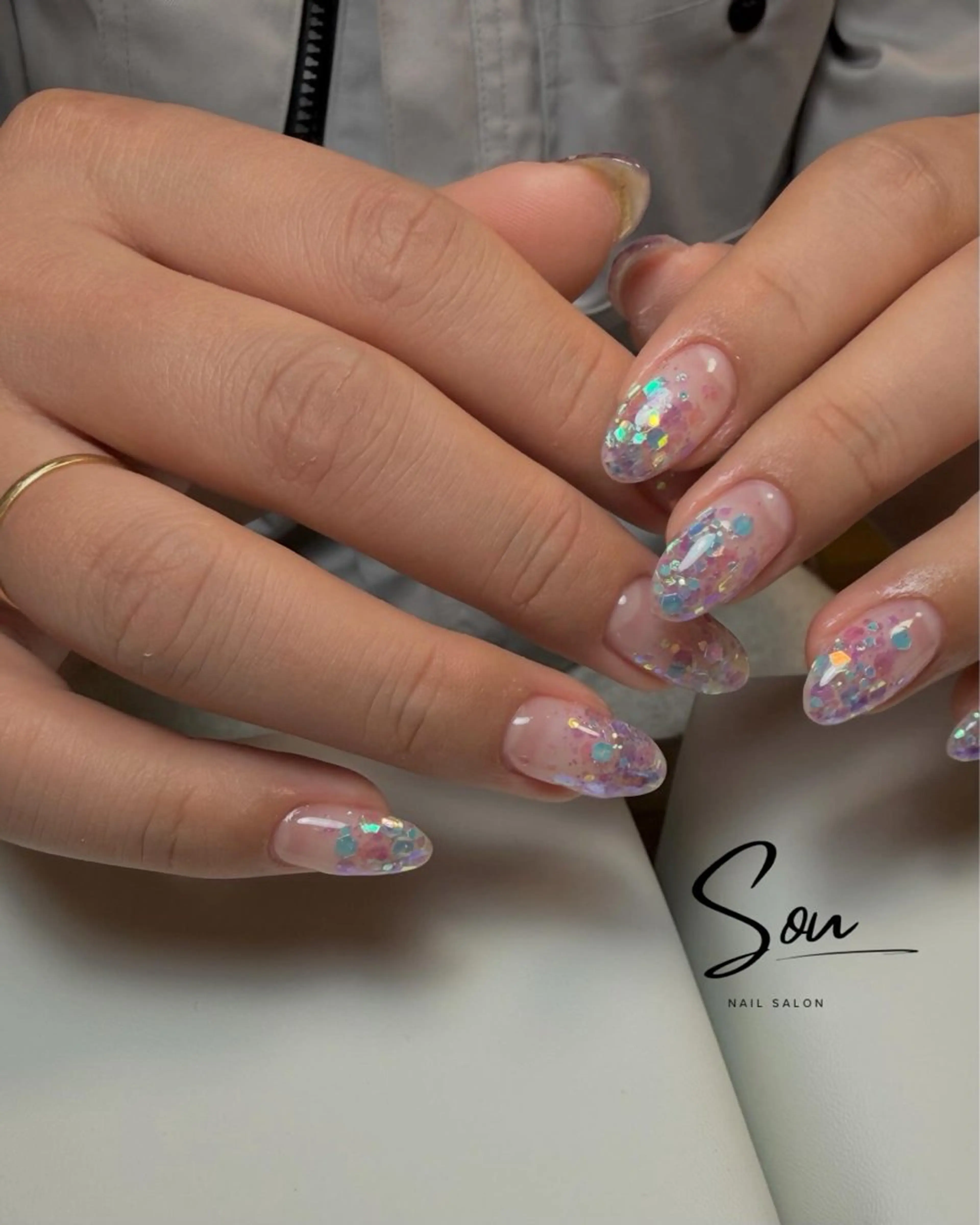 カラー グラデーションカラー ハンドネイル S o u_ nail salonのネイルデザイン