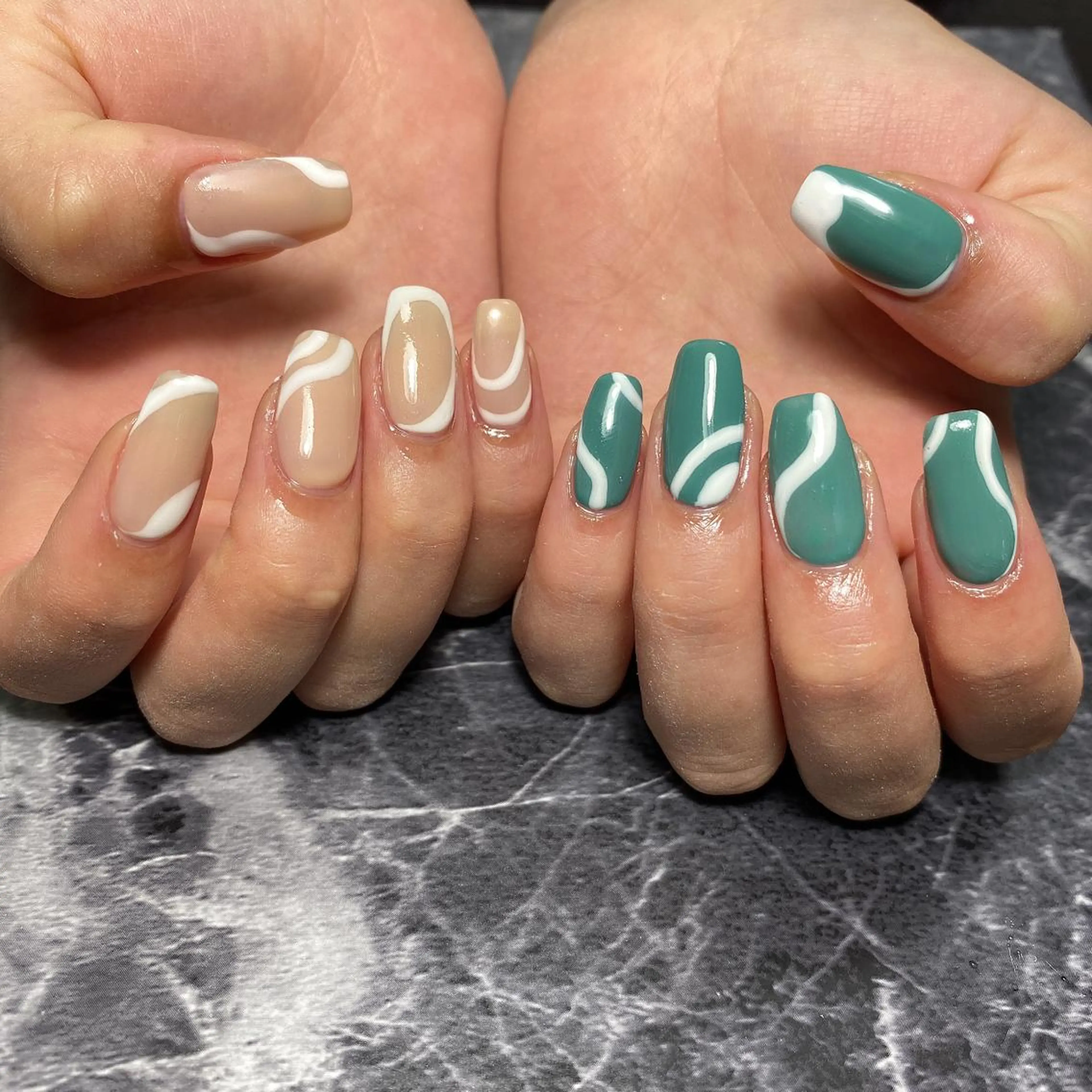 ネイル ジェルネイル スカルプネイル しば まなみのネイルデザイン