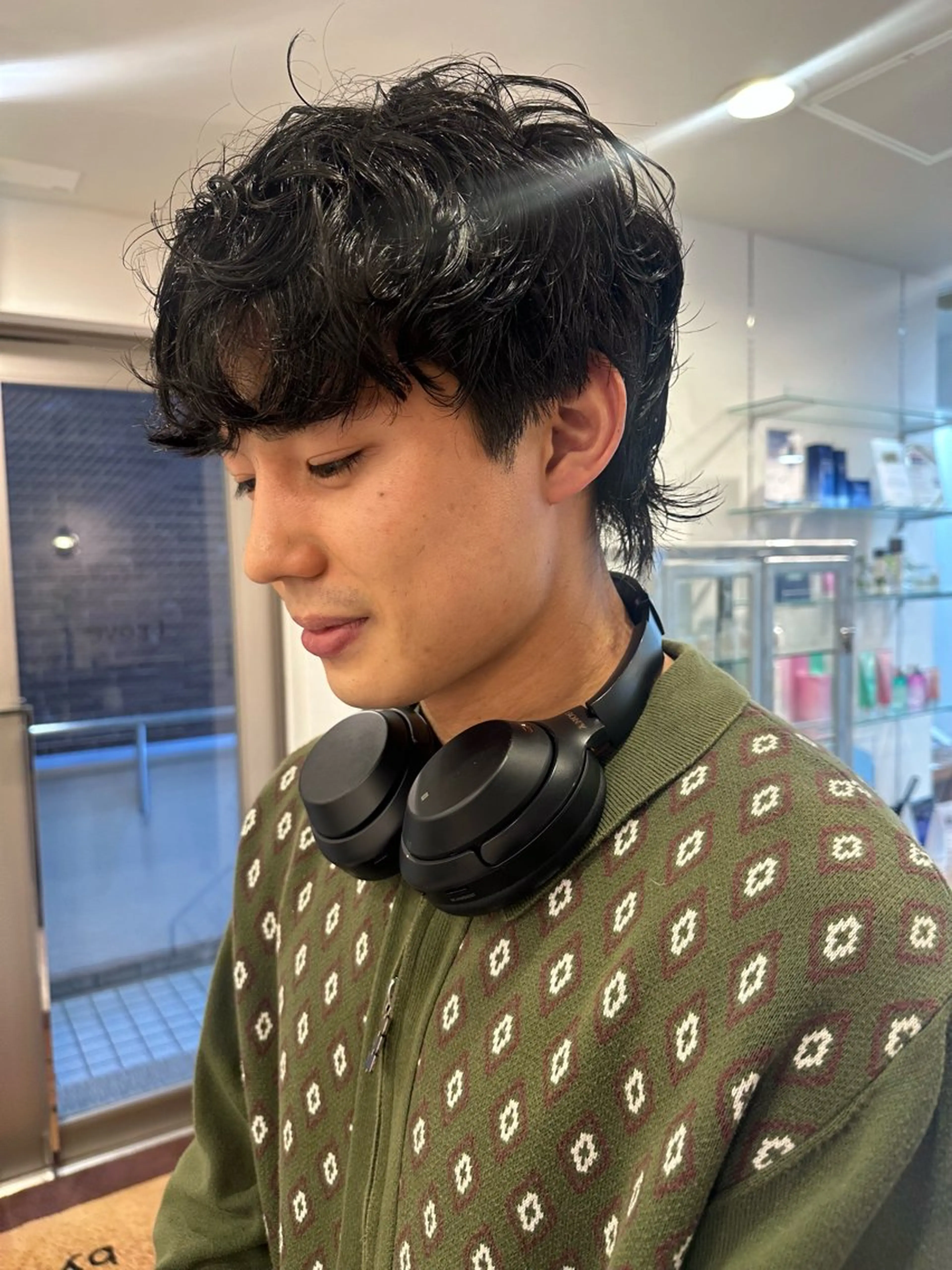 パーマ メンズ カット パーマ lelu所属・lelu / 佐々木のヘアスタイル