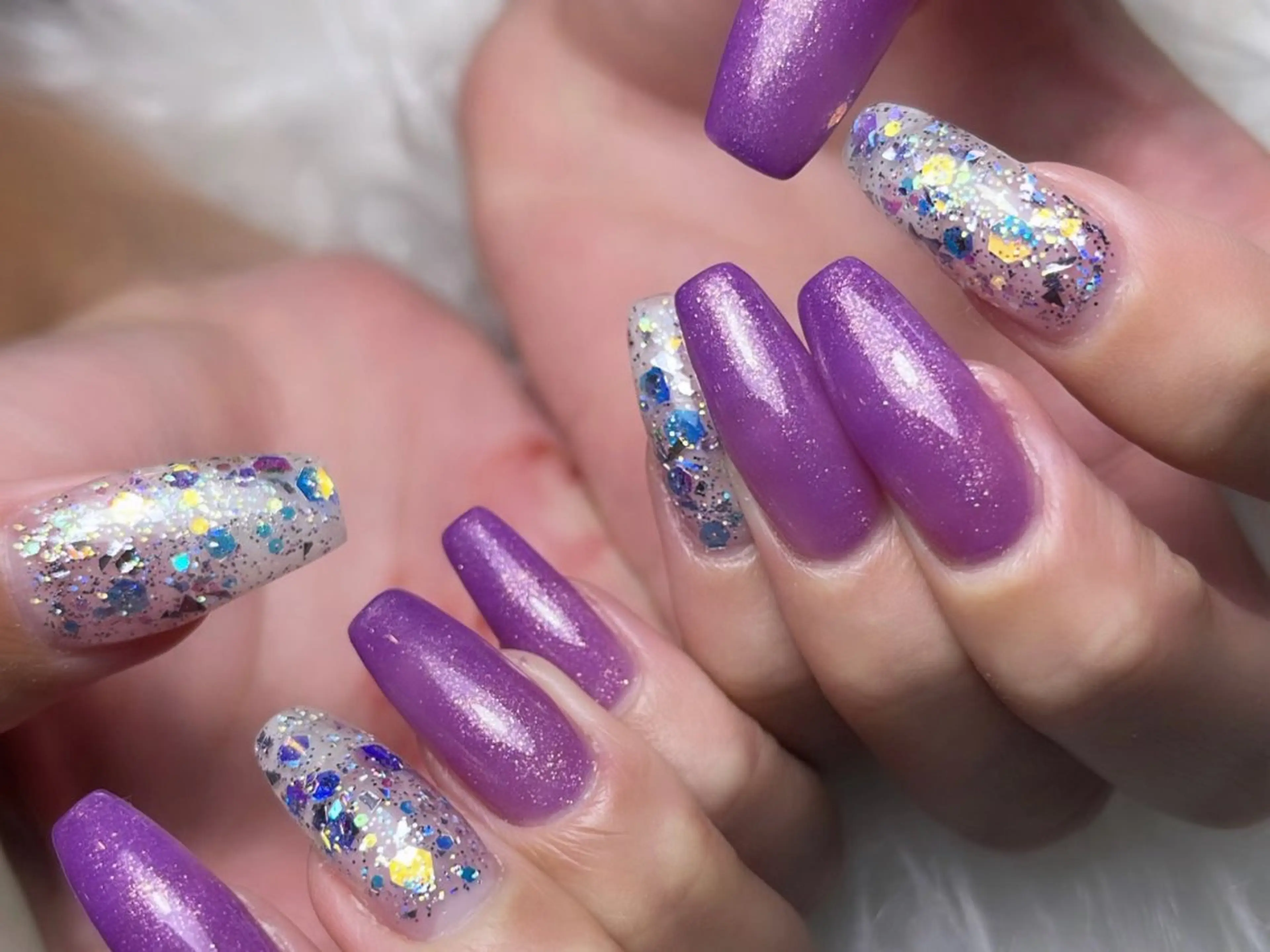 ネイル ワンカラーネイル スカルプネイル Nail Salon L'arc所属・☆Mèo ☆のネイルデザイン