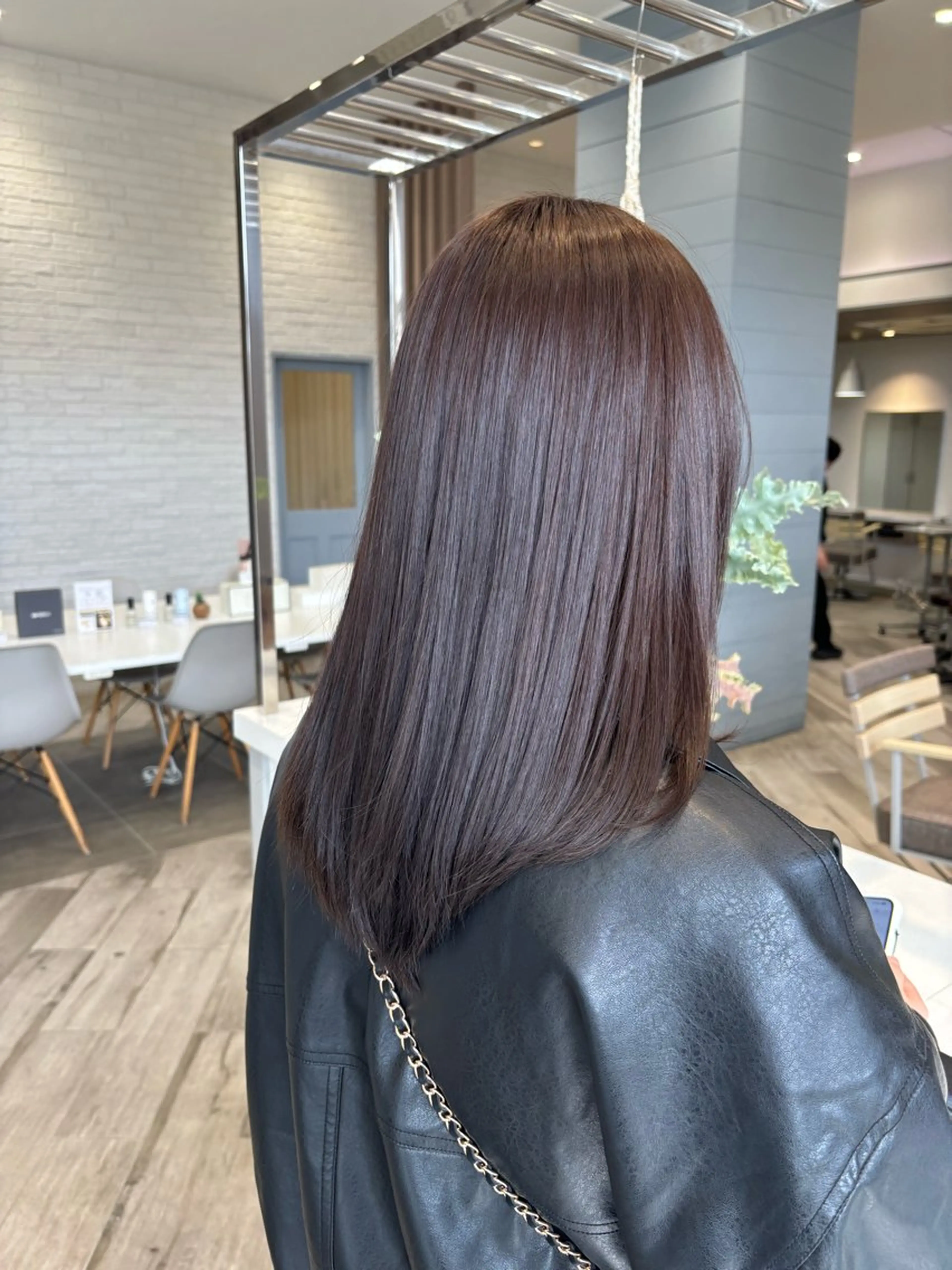 ミディアム カラー ヘアカラー RYO🤎 熊谷/籠原/深谷のヘアスタイル