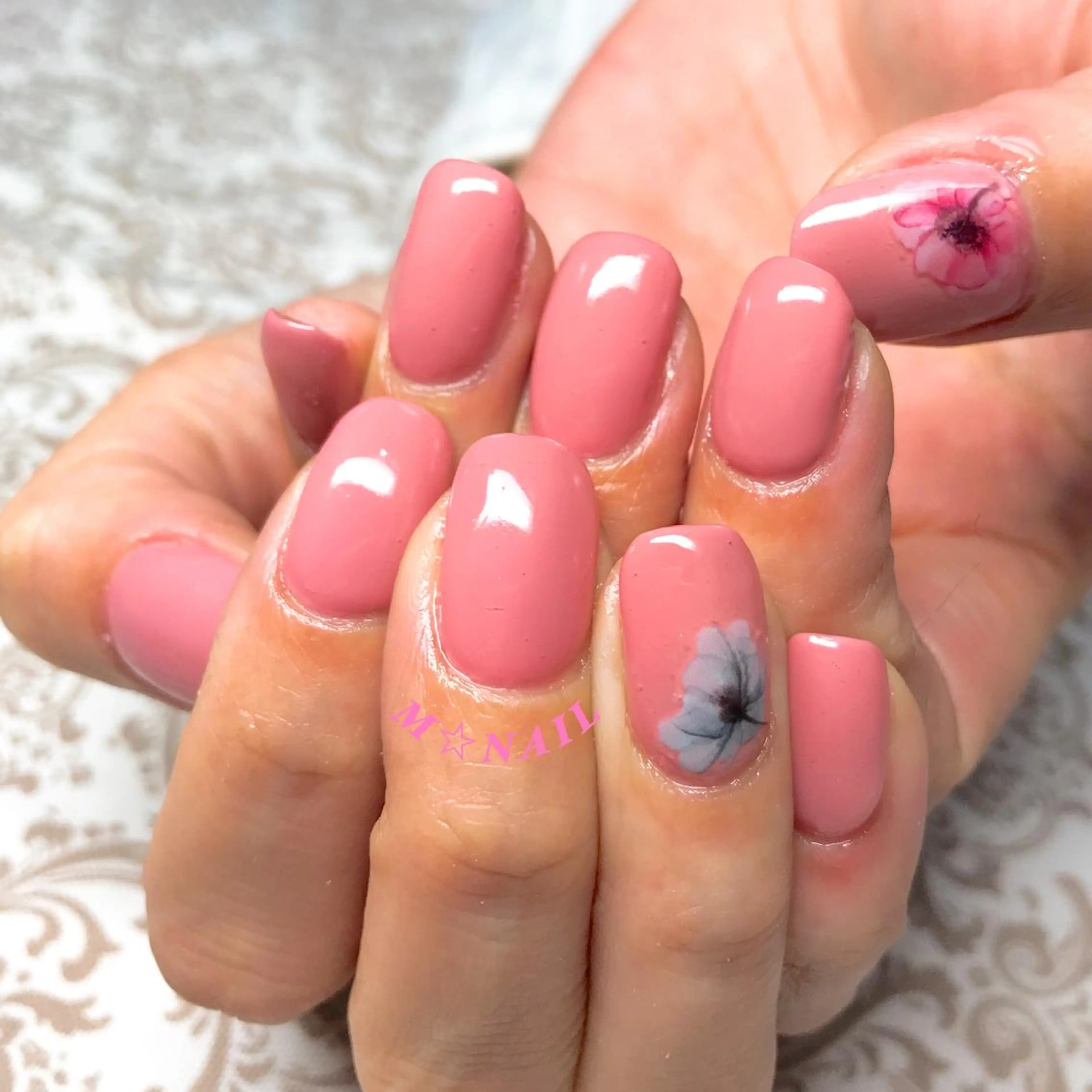 ネイル ピンク ハンドネイル COCO+所属・COCO +のエステ・リラクイメージ