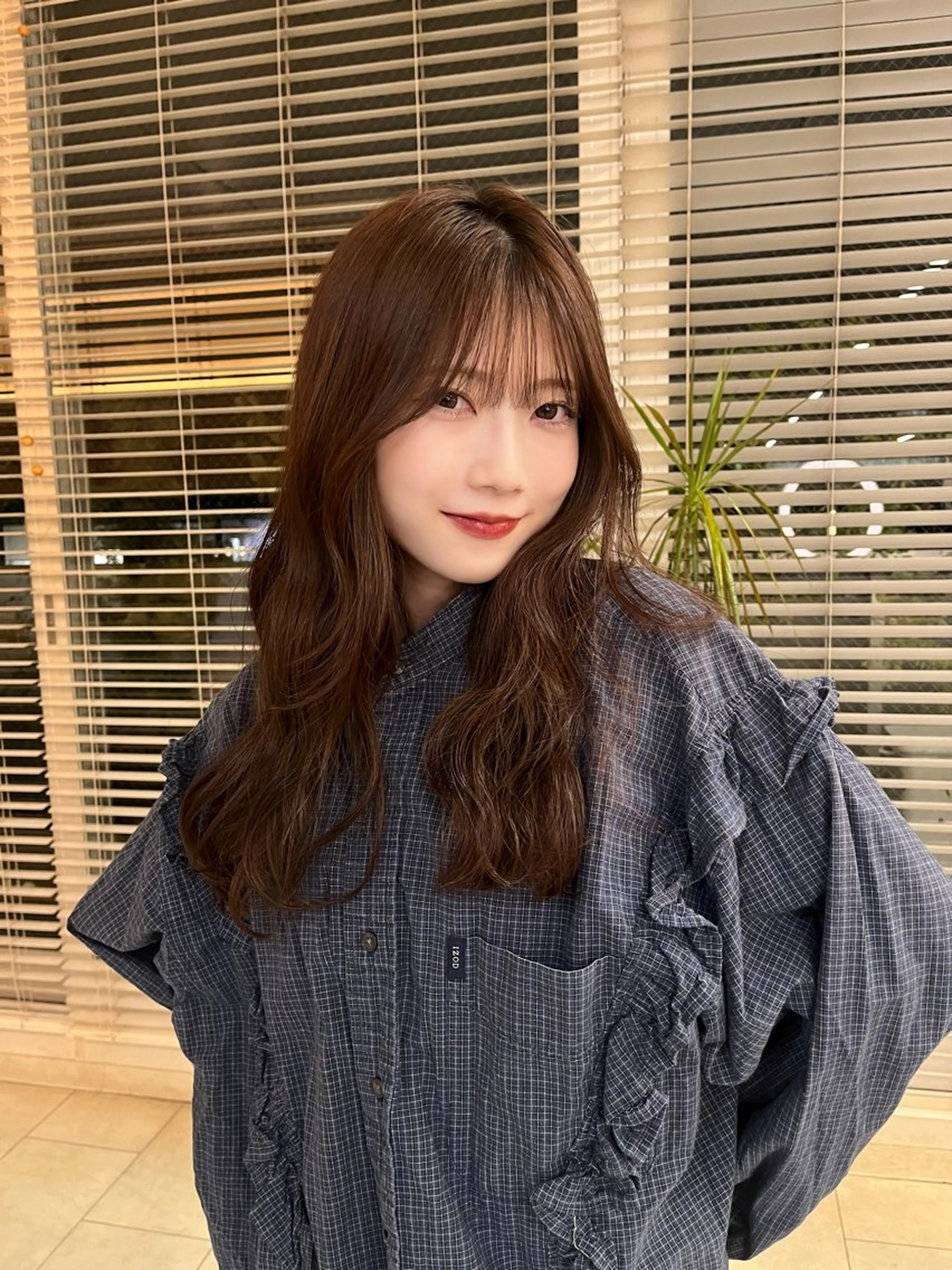 ロング カット ヘアカラー kchiara所属・yura /レイヤーカットのヘアスタイル