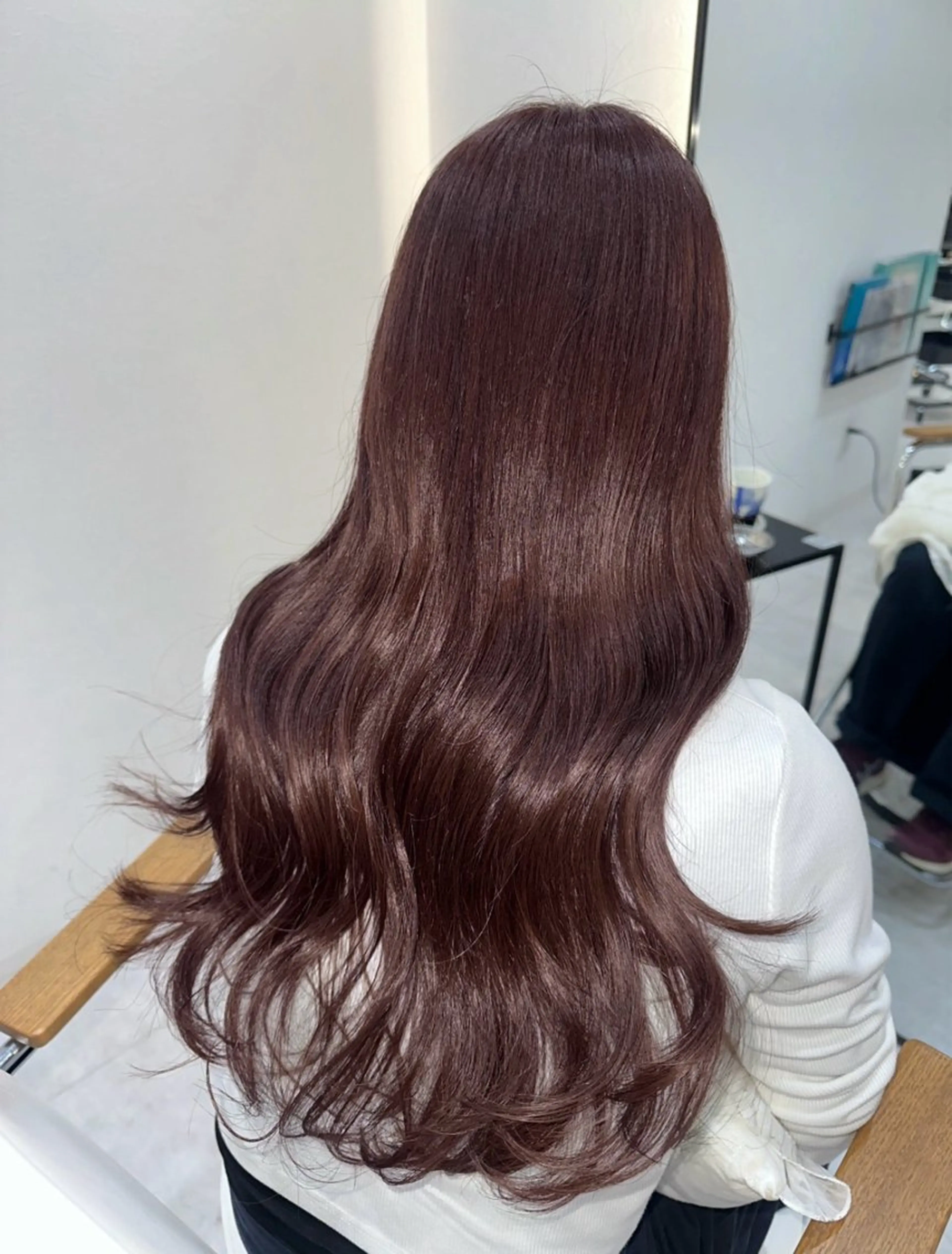 ロング 韓国ヘア/艶髪ロング グレージュ/kanaのヘアスタイル