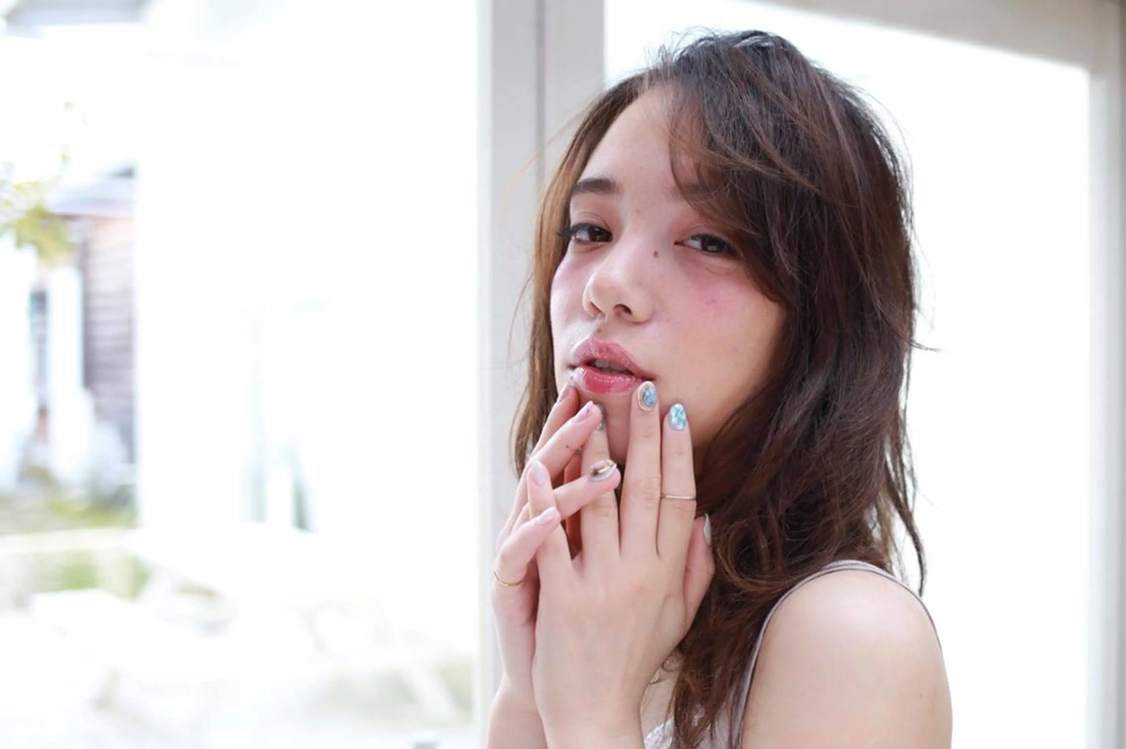 セミロング 松島 涼花のヘアスタイル