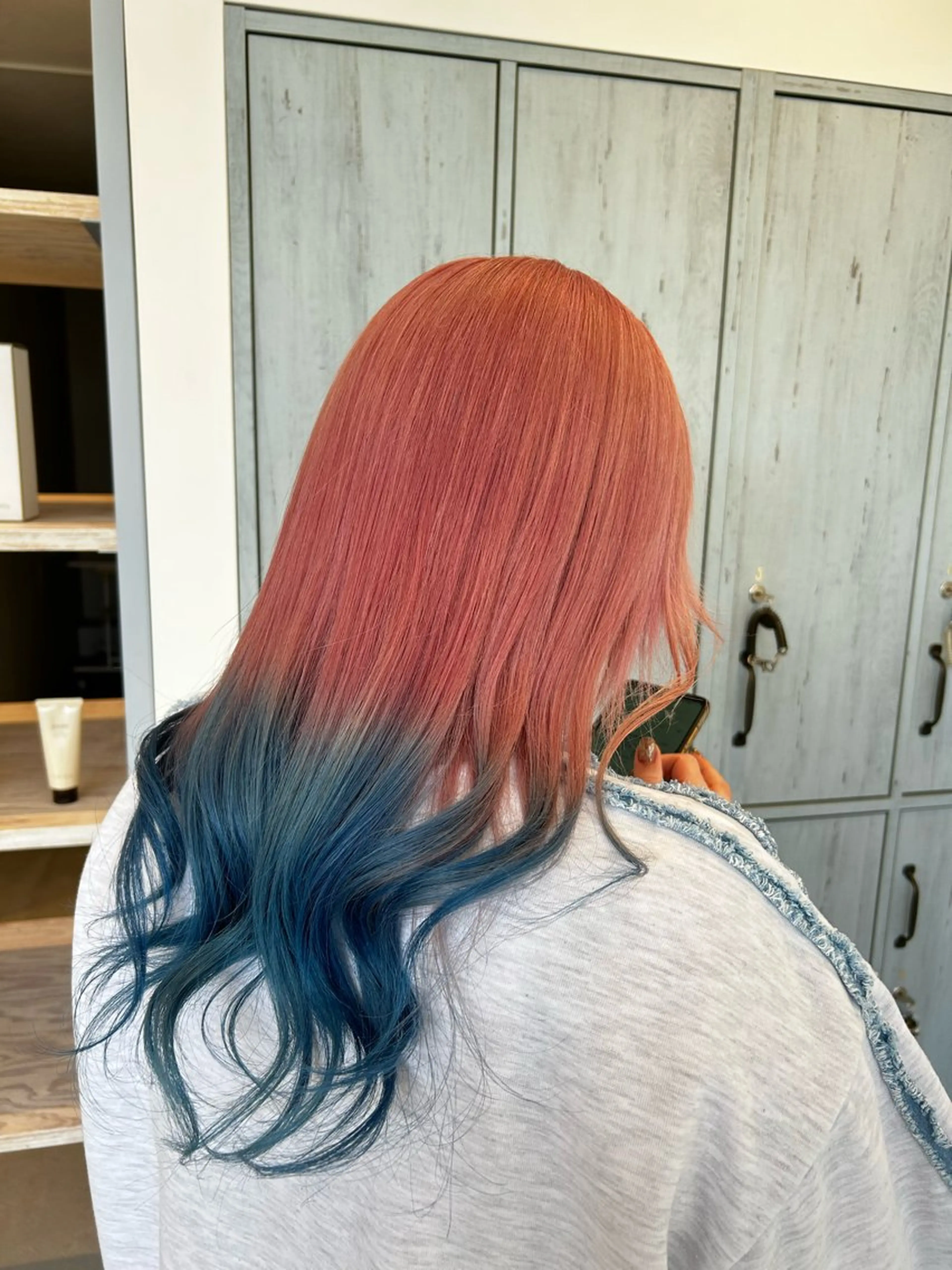 カラー ヘアカラー miu🌝 ハイライト/一宮のヘアスタイル