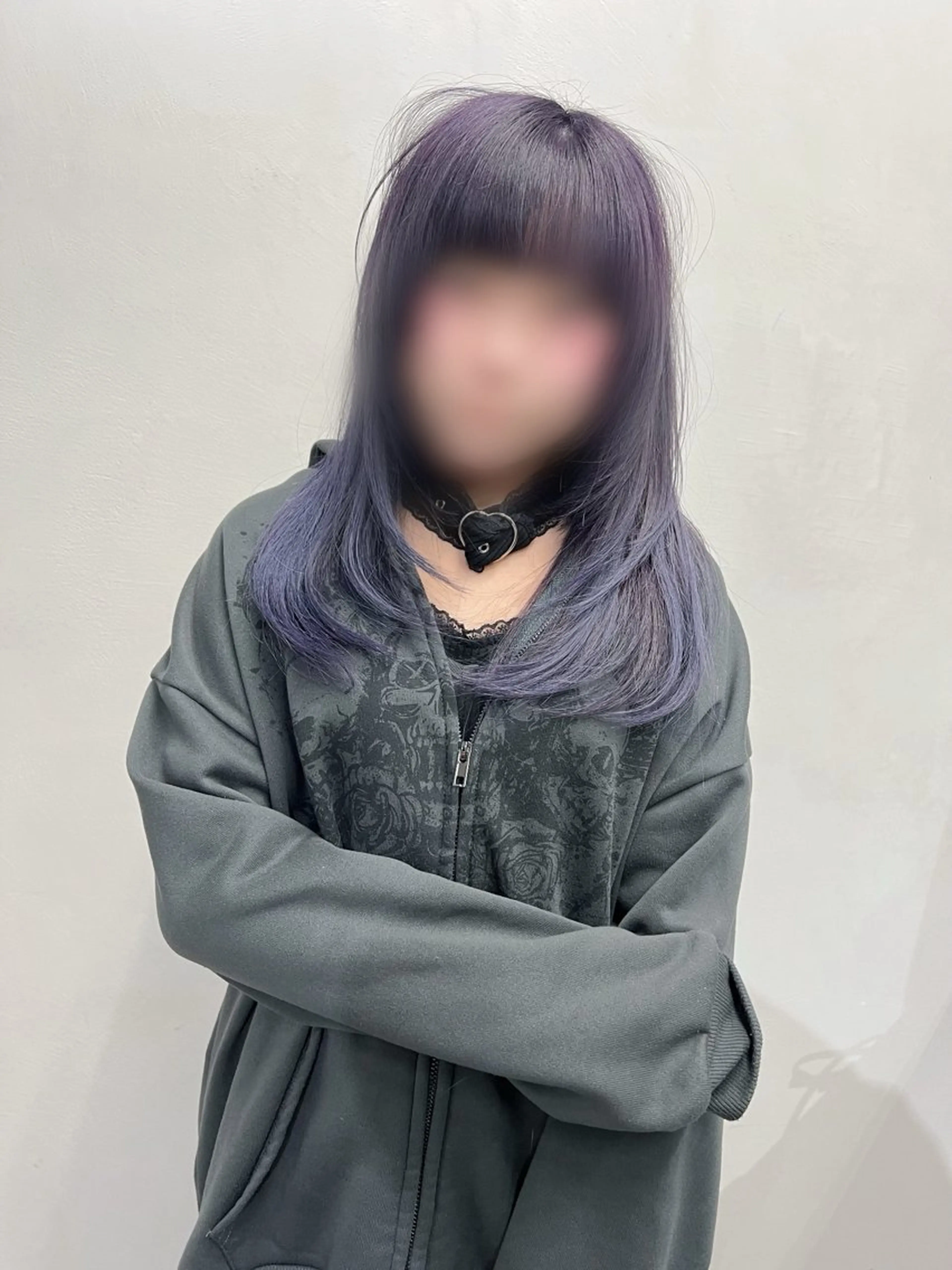 セミロング nico 麻生 花輪 美優のヘアスタイル