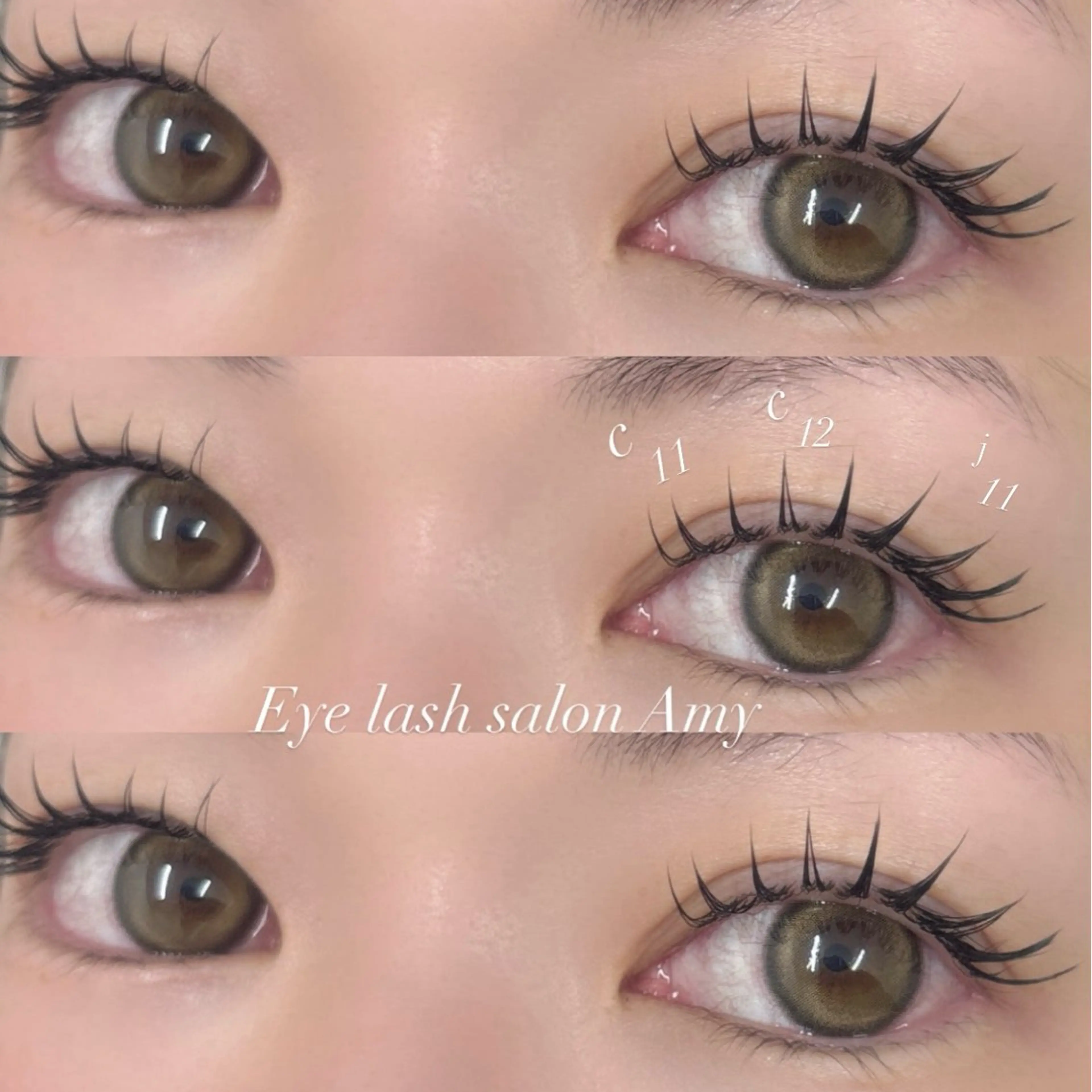 マツエク・マツパ Amy by CHANCE【エイミー】所属・エイミー FUKAのマツエク・マツパデザイン