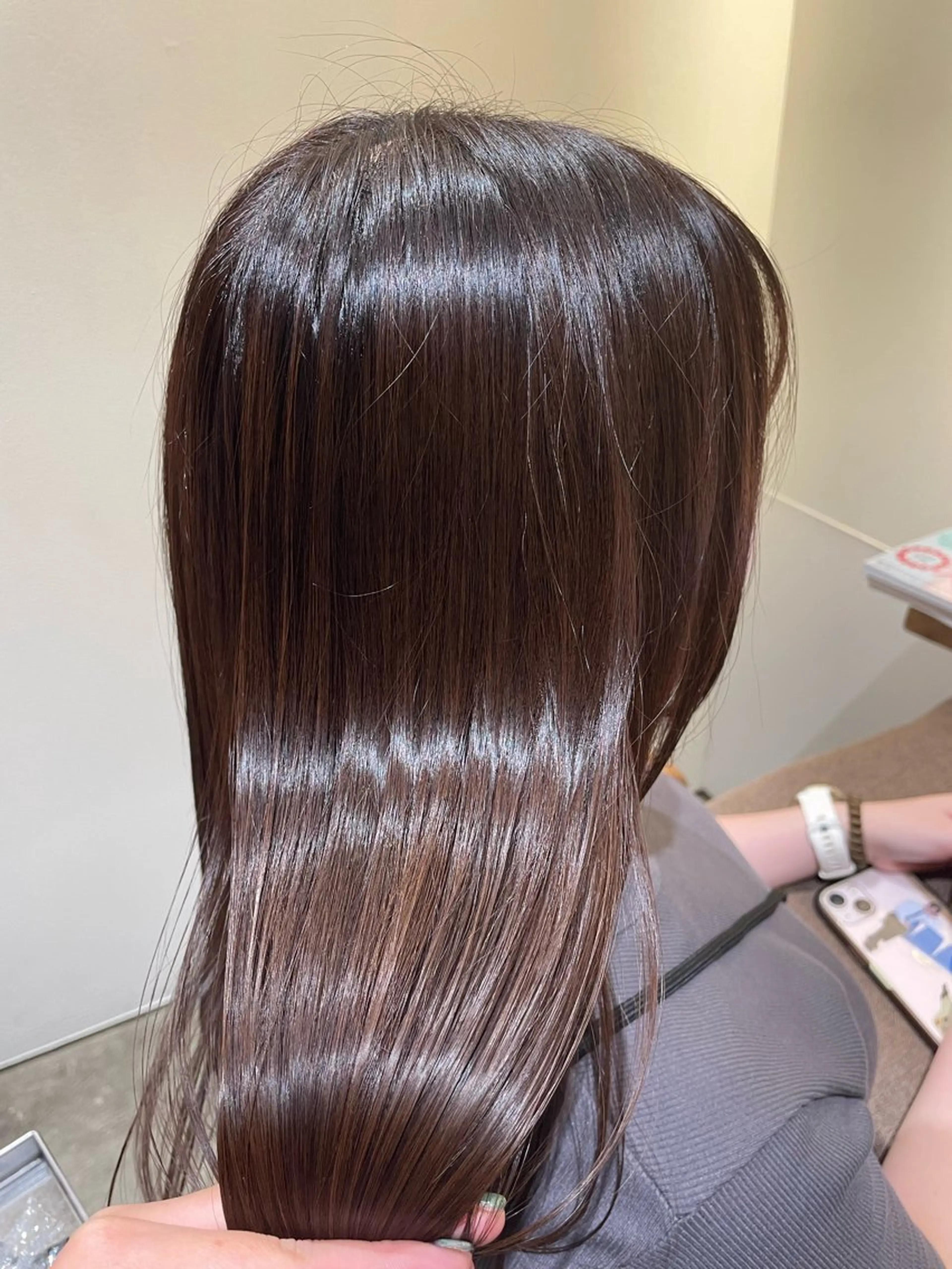 ロング トリートメント 中野渡 真利那のヘアスタイル