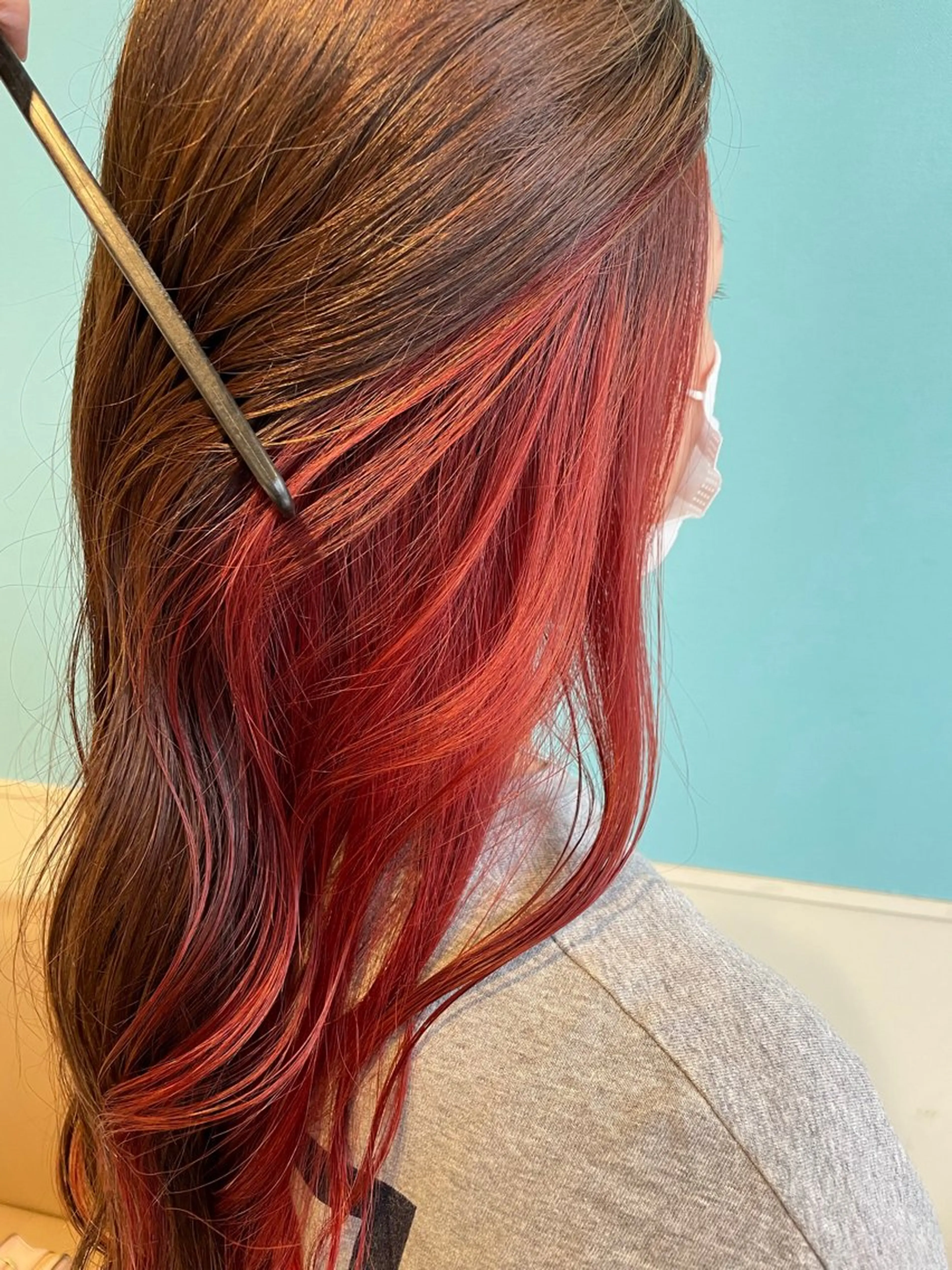 ロング カット ヘアカラー トリートメント 日置 大智のヘアスタイル