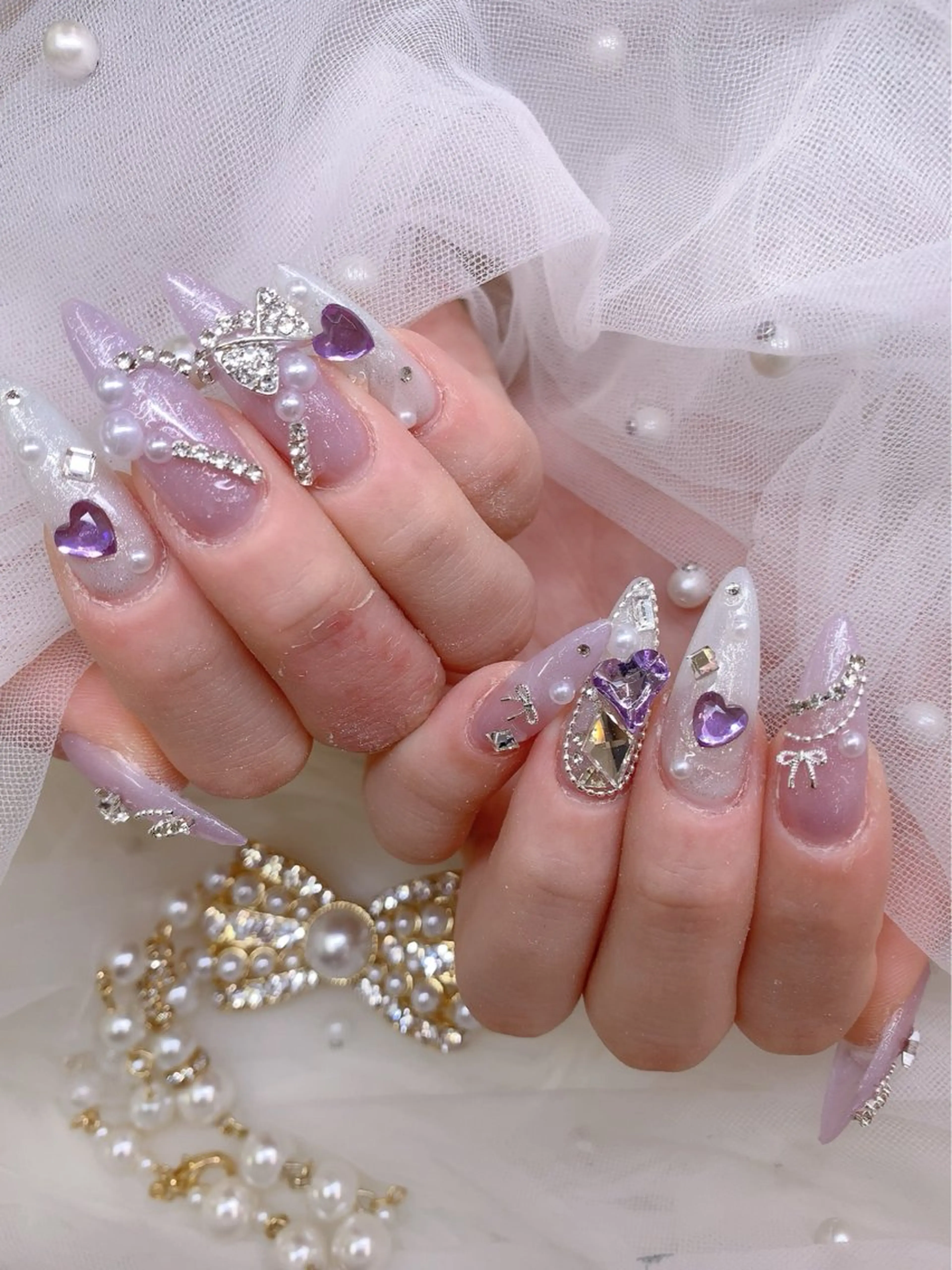 ネイル U・mi  nail salon【長さ出し/パラジェル/持ち込み/定額ネイル/学割U24】所属・Uminail ゆうゆうのネイルデザイン