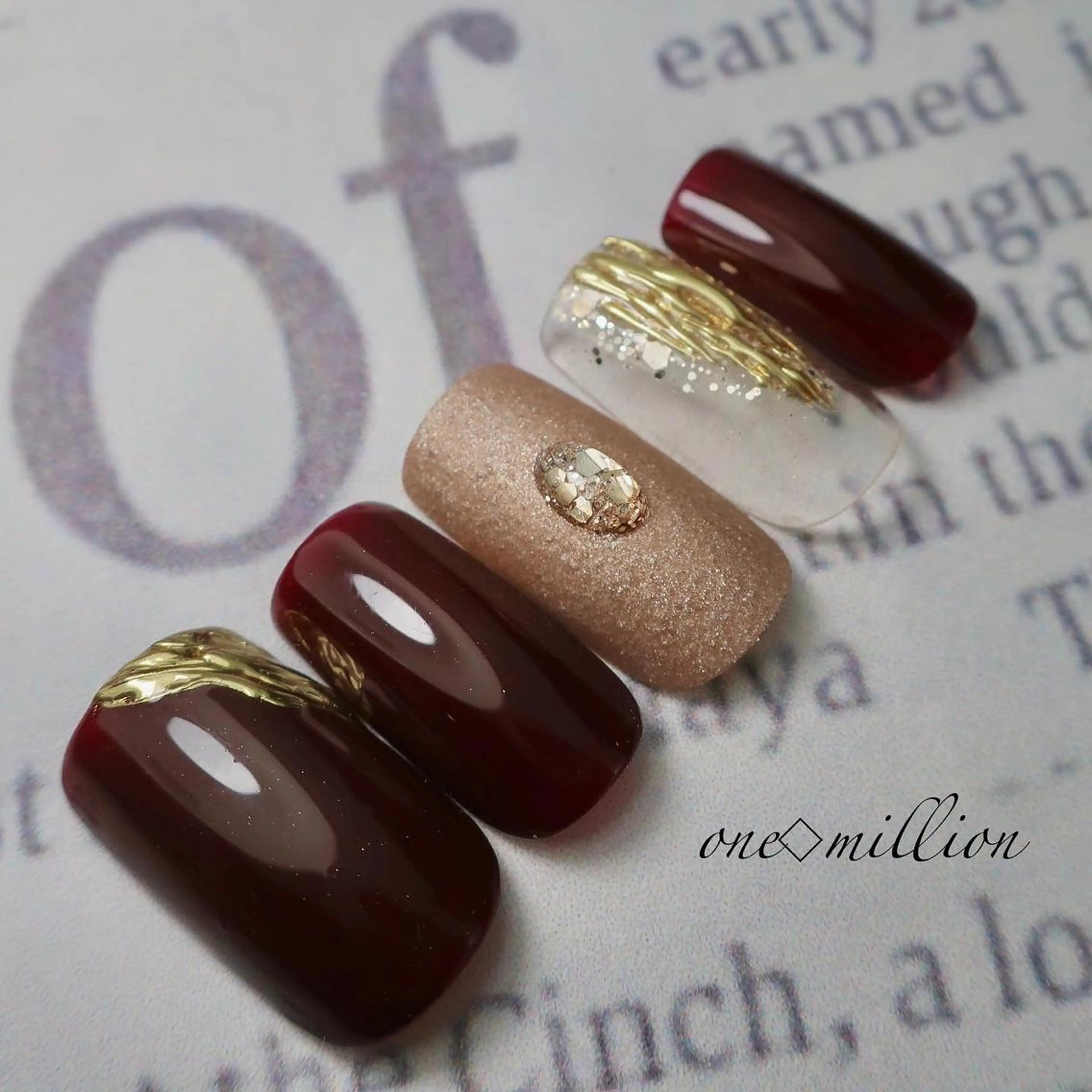 ネイル nail salon ワンミリオンのネイルデザイン