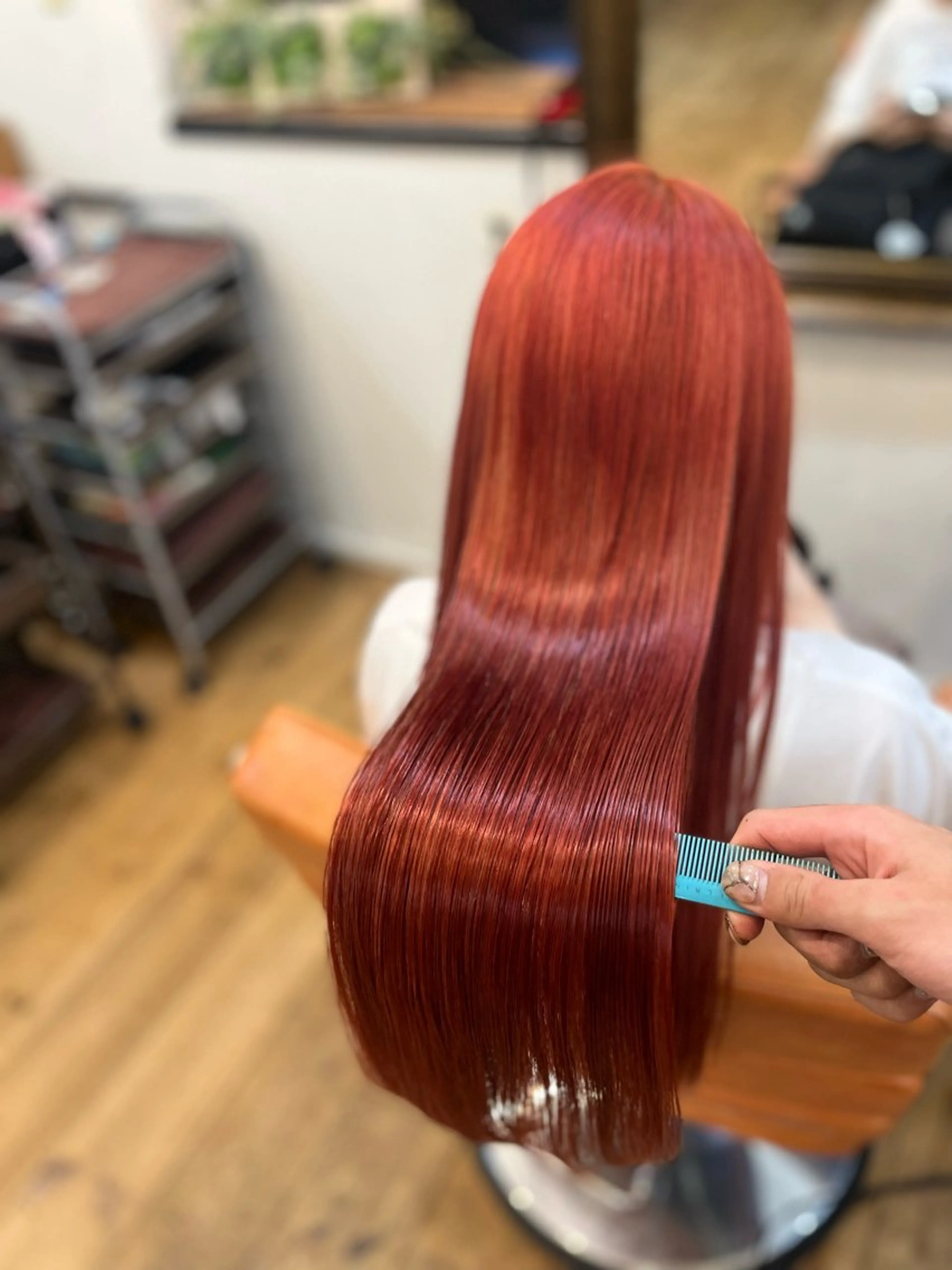 ロング ⚪️髪質改善 縮毛 店長 コウ⚪️のヘアスタイル