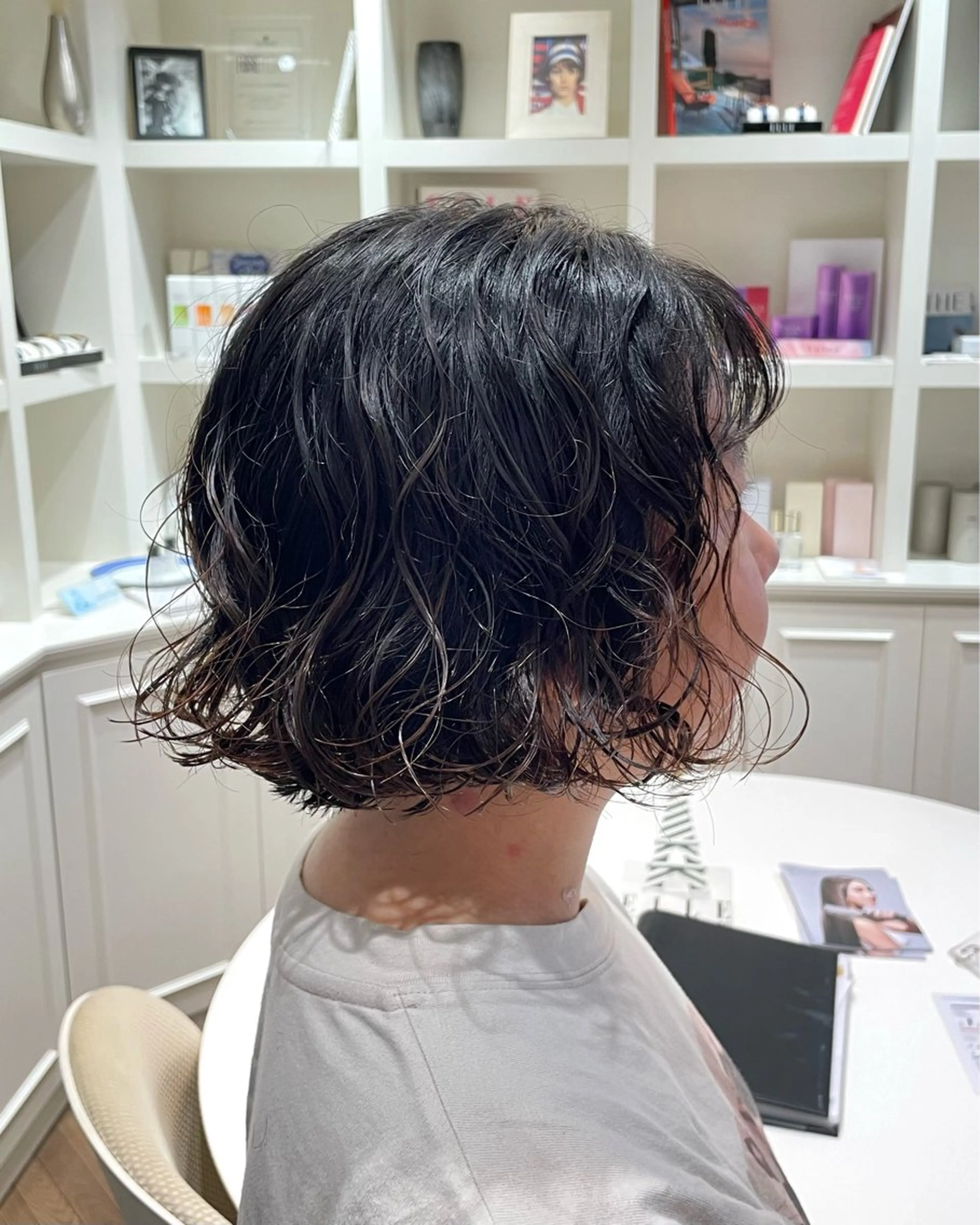 ショート パーマ カット パーマ ELLE salon サエのヘアスタイル