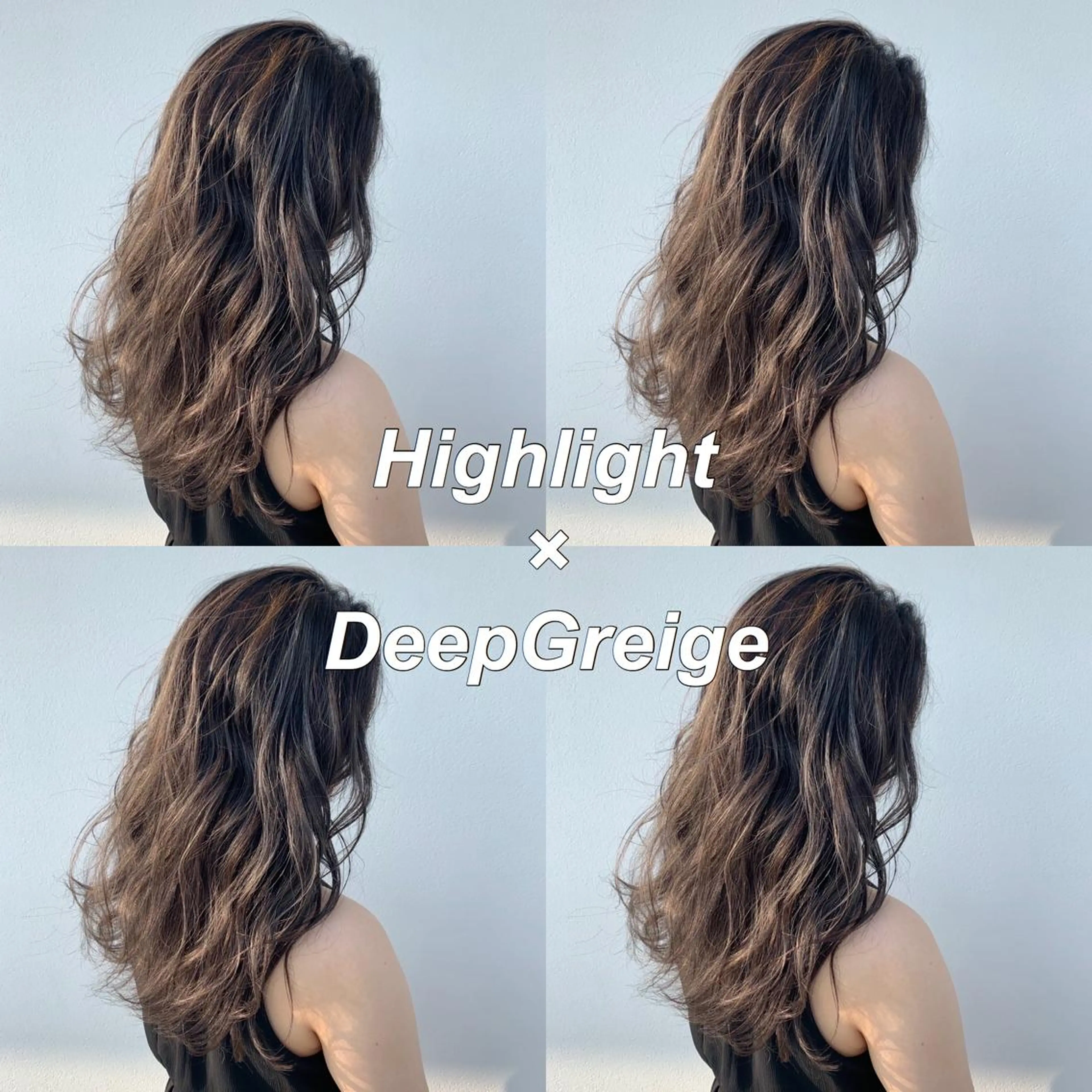 カラー バレイヤージュ グレージュ ハイライトカラー ヘアカラー 水戸/ブリーチカラー ♠️♠️會澤遼真のヘアスタイル