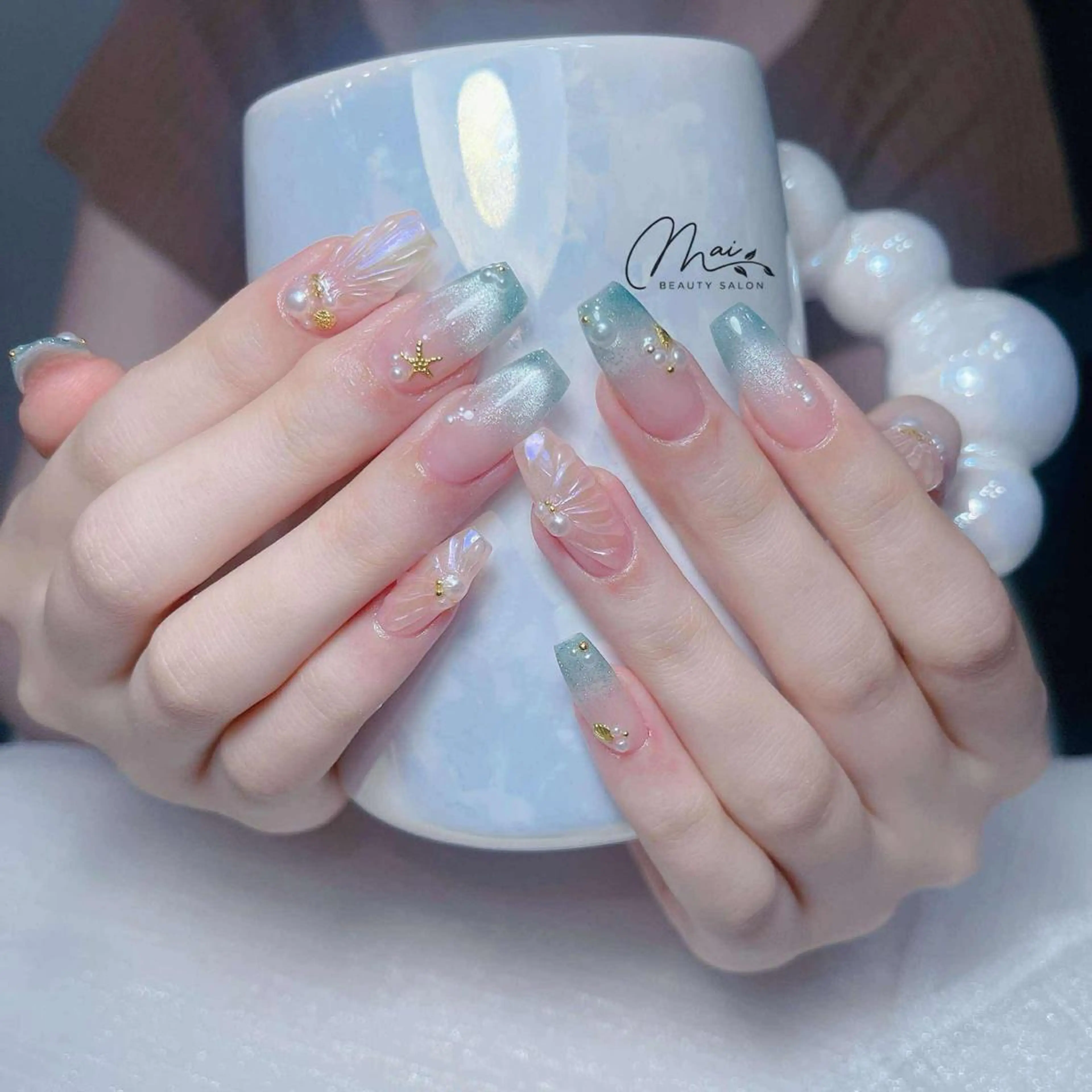 ネイル フットネイル ジェルネイル マグネットネイル パラジェル ワンホンネイル MaiBeauty Niのネイルデザイン