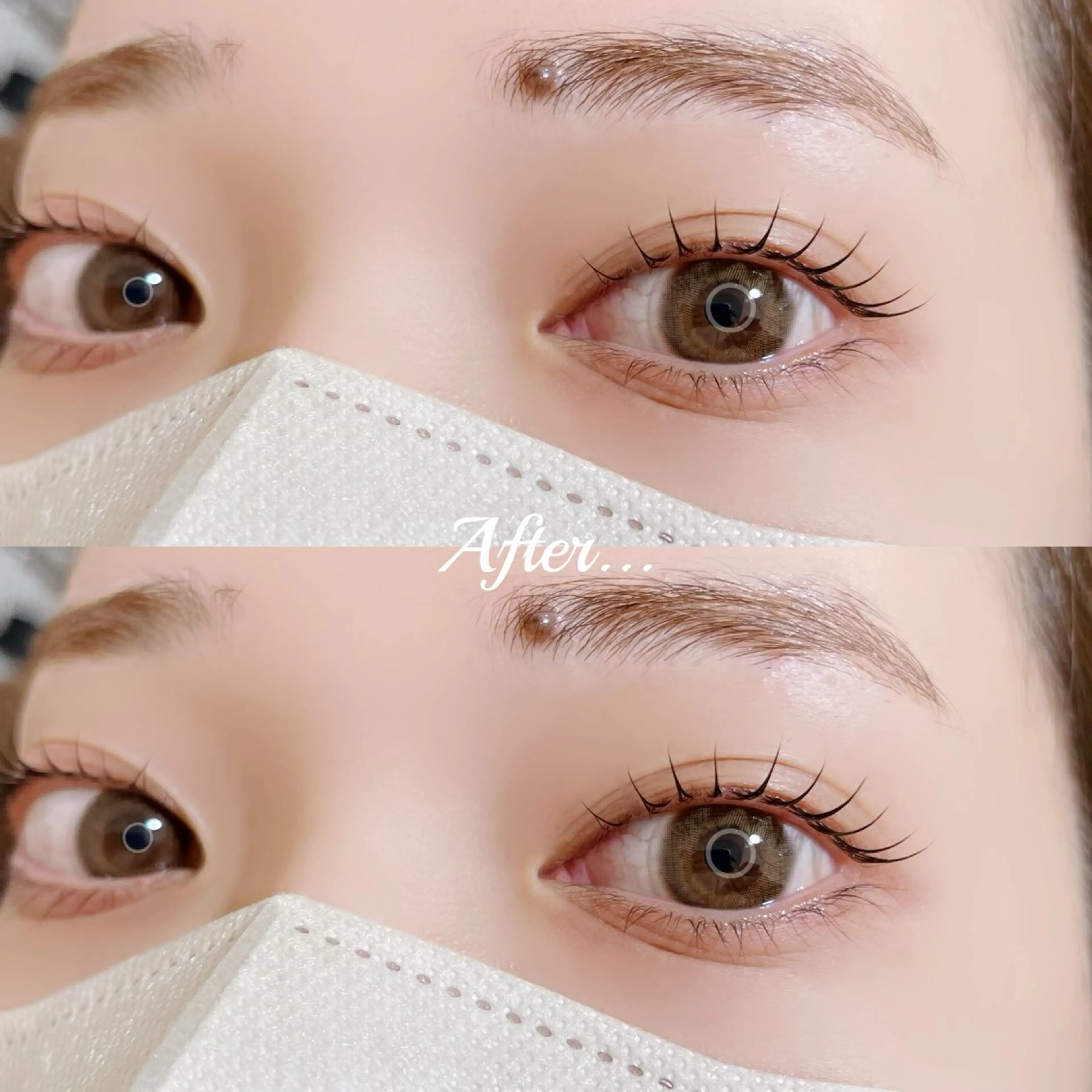 マツエク・マツパ マツナガ☺︎ // Afterのマツエク・マツパデザイン