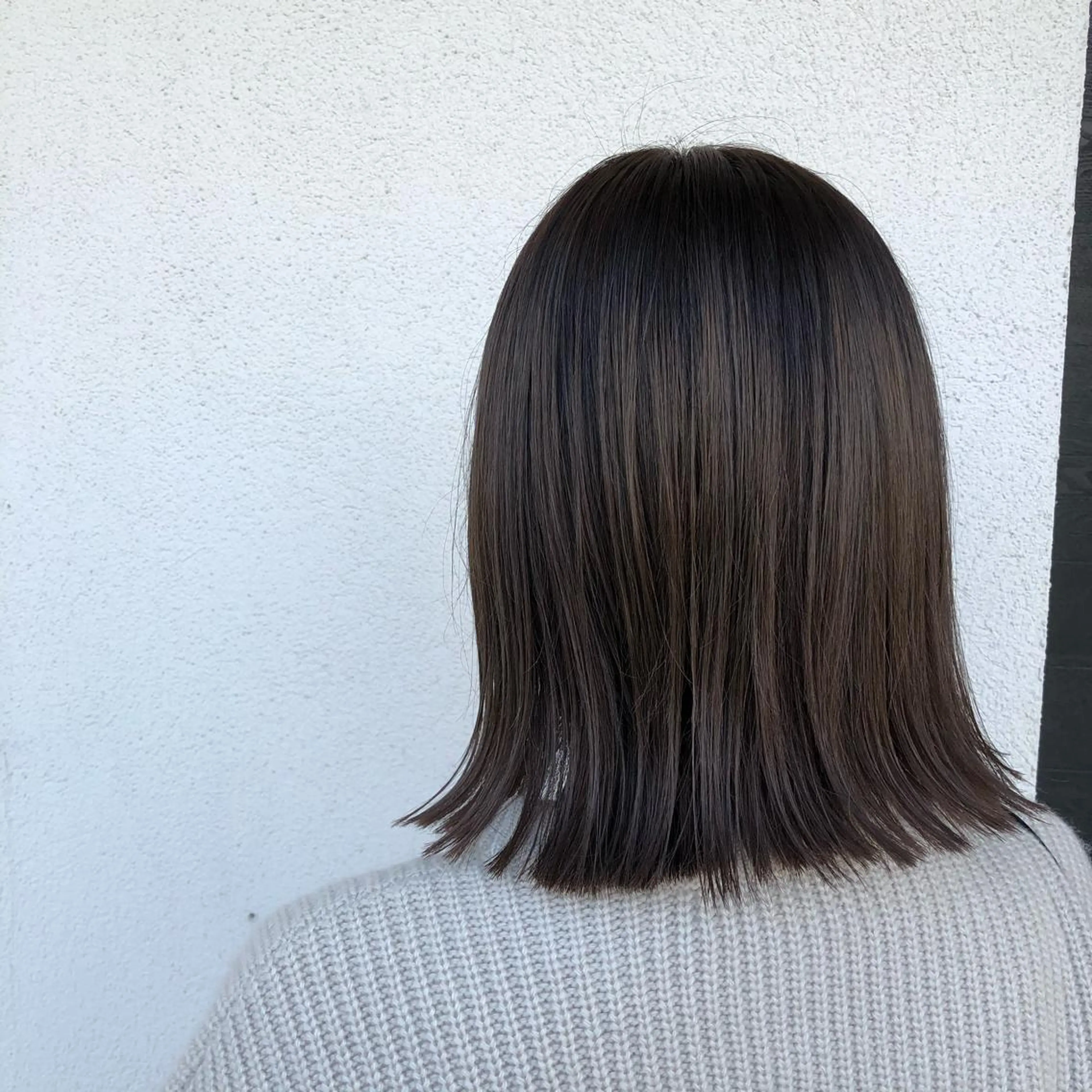 ミディアム カット ヘアカラー トリートメント 長崎 洋平のヘアスタイル