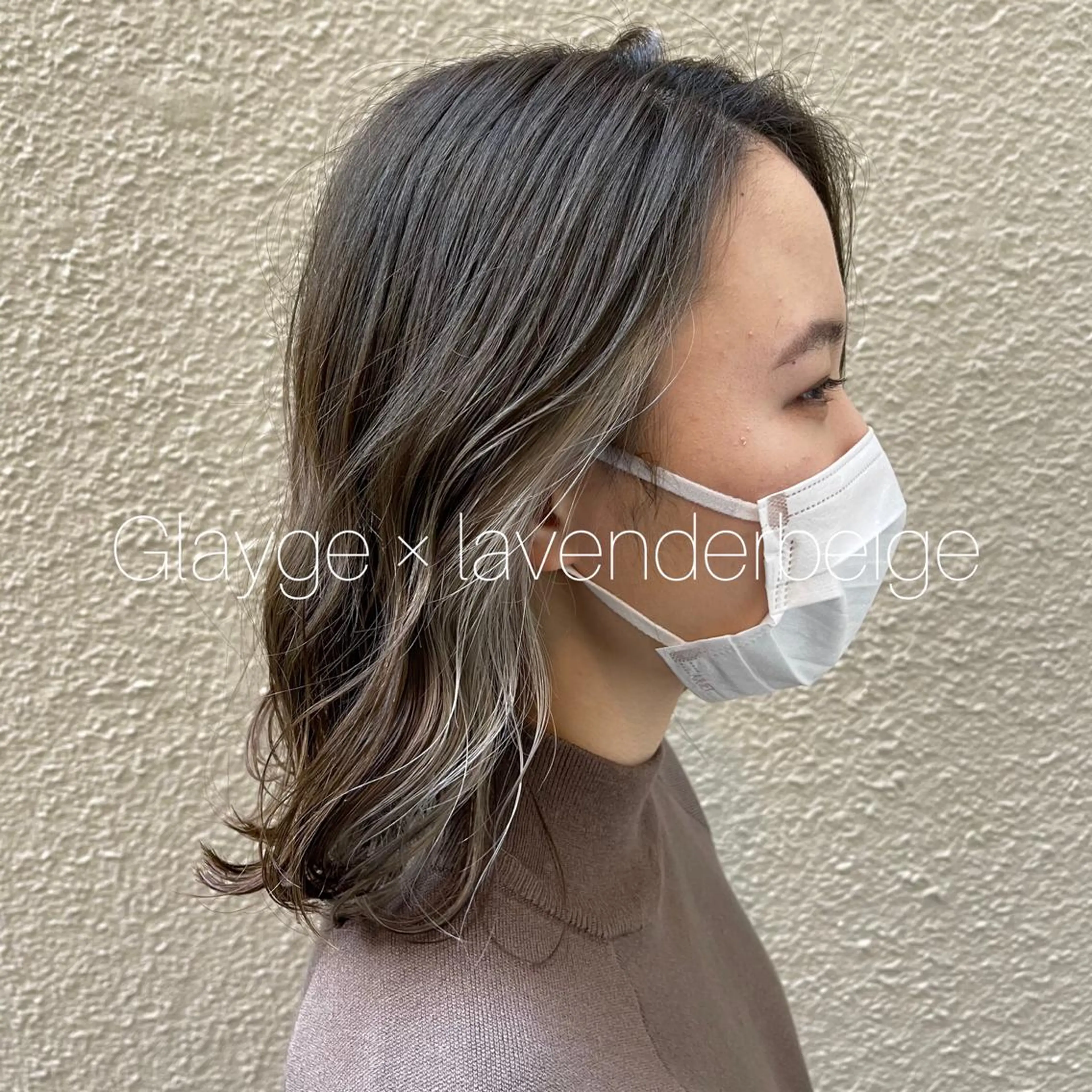 ミディアム カラー ベージュカラー グレージュ 👑髪質改善の匠👑 サンジョウ ユウキのヘアスタイル