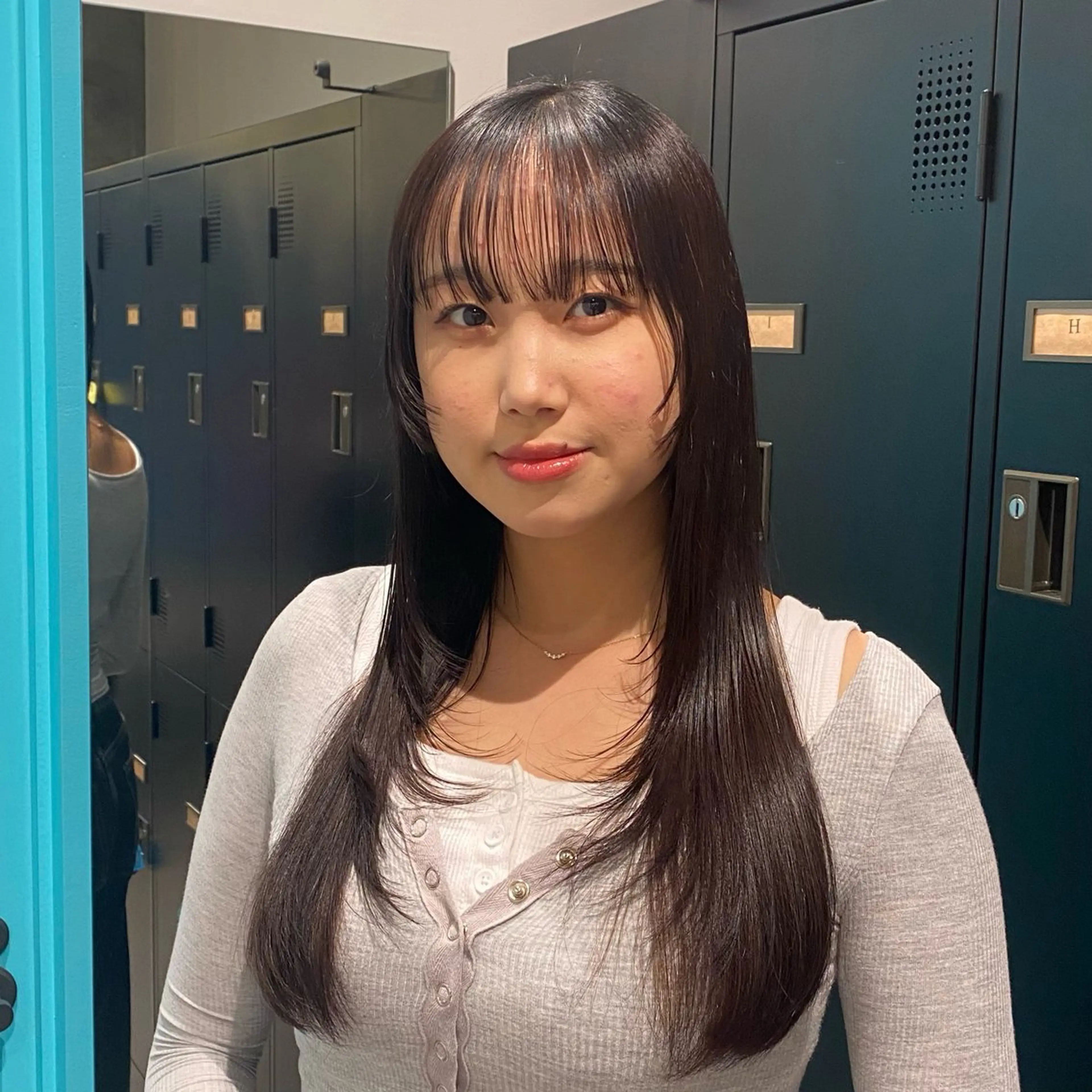 ロング カット トリートメント 韓国ヘア AINA🐱のヘアスタイル