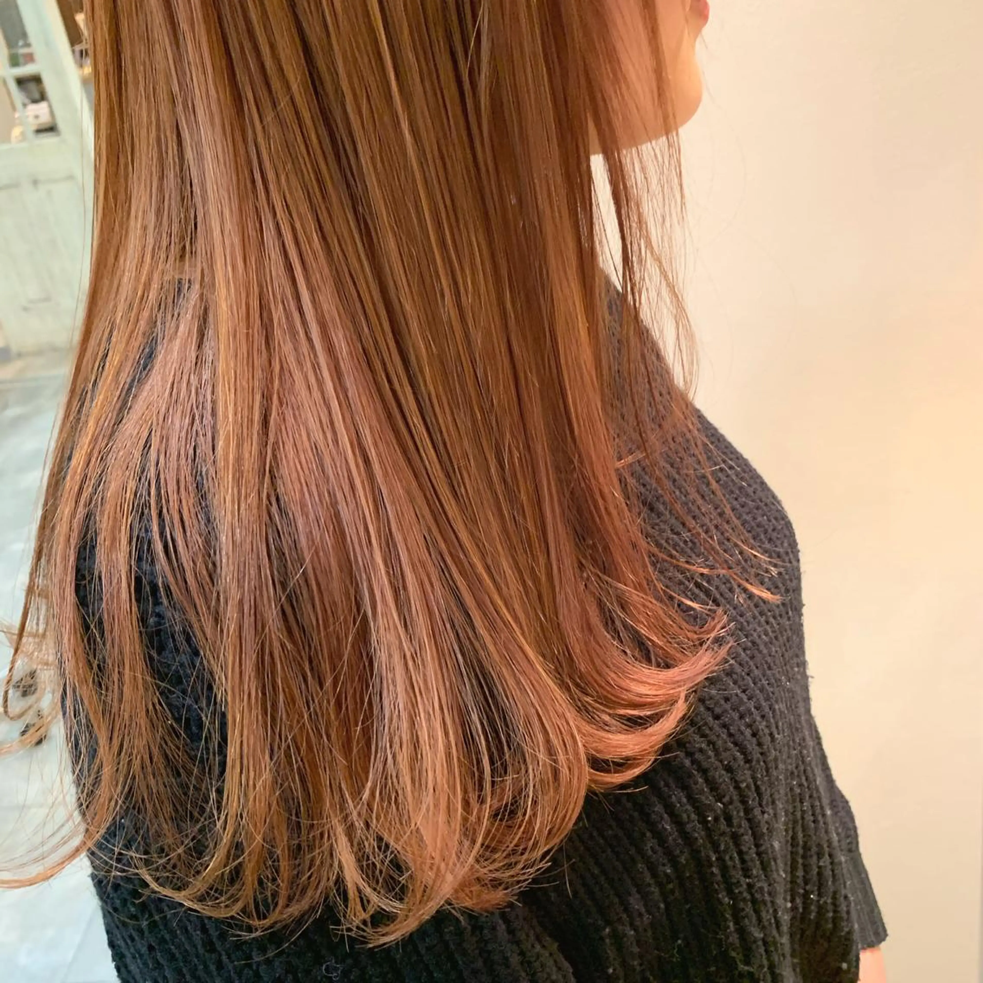 ロング カラー ベージュカラー ピンクカラー ピンクベージュ ヘアカラー little×PORTO sannomiya所属・Topstylist HARUのヘアスタイル