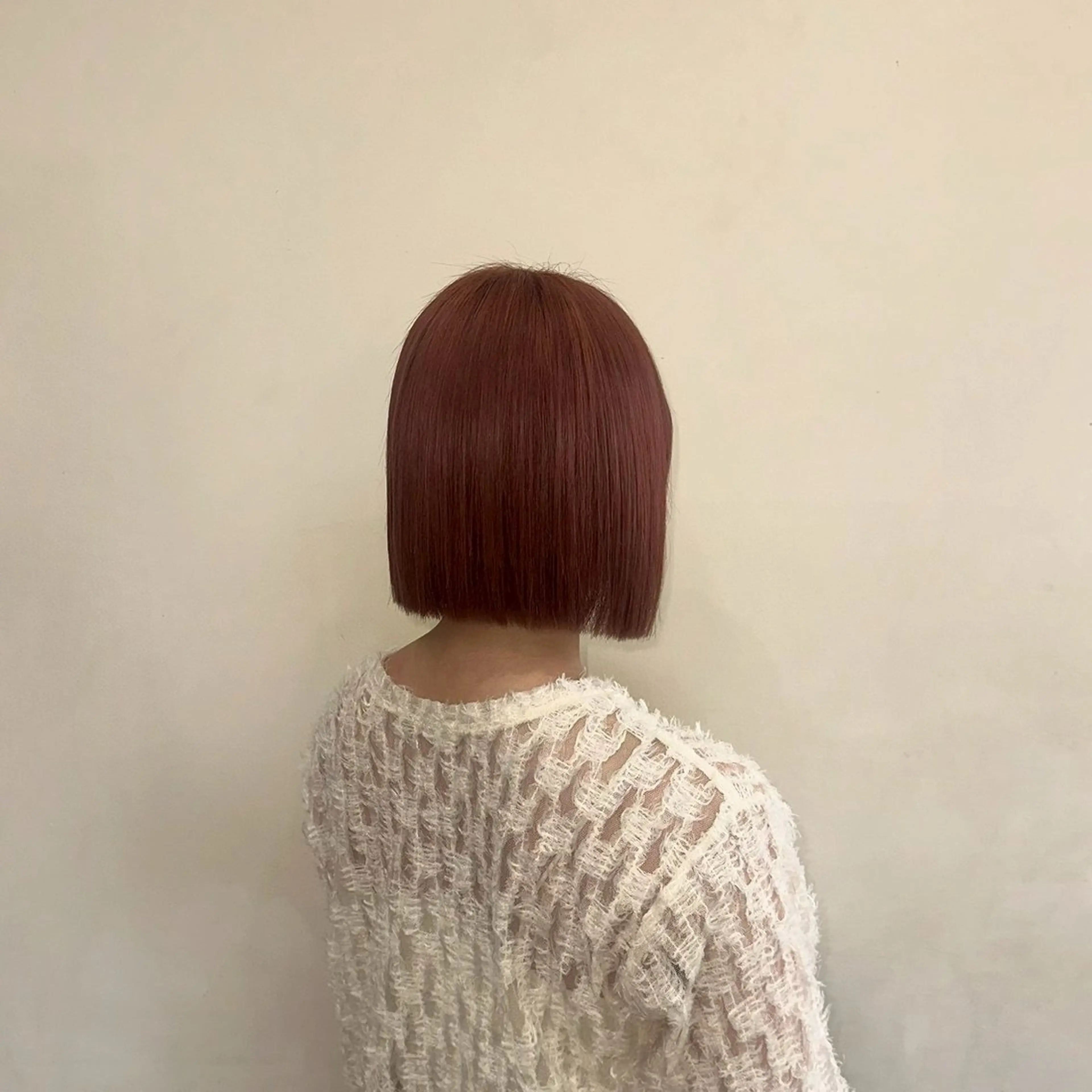 ミディアム ルプラボウ/ぴーす/ 縮毛矯正のヘアスタイル