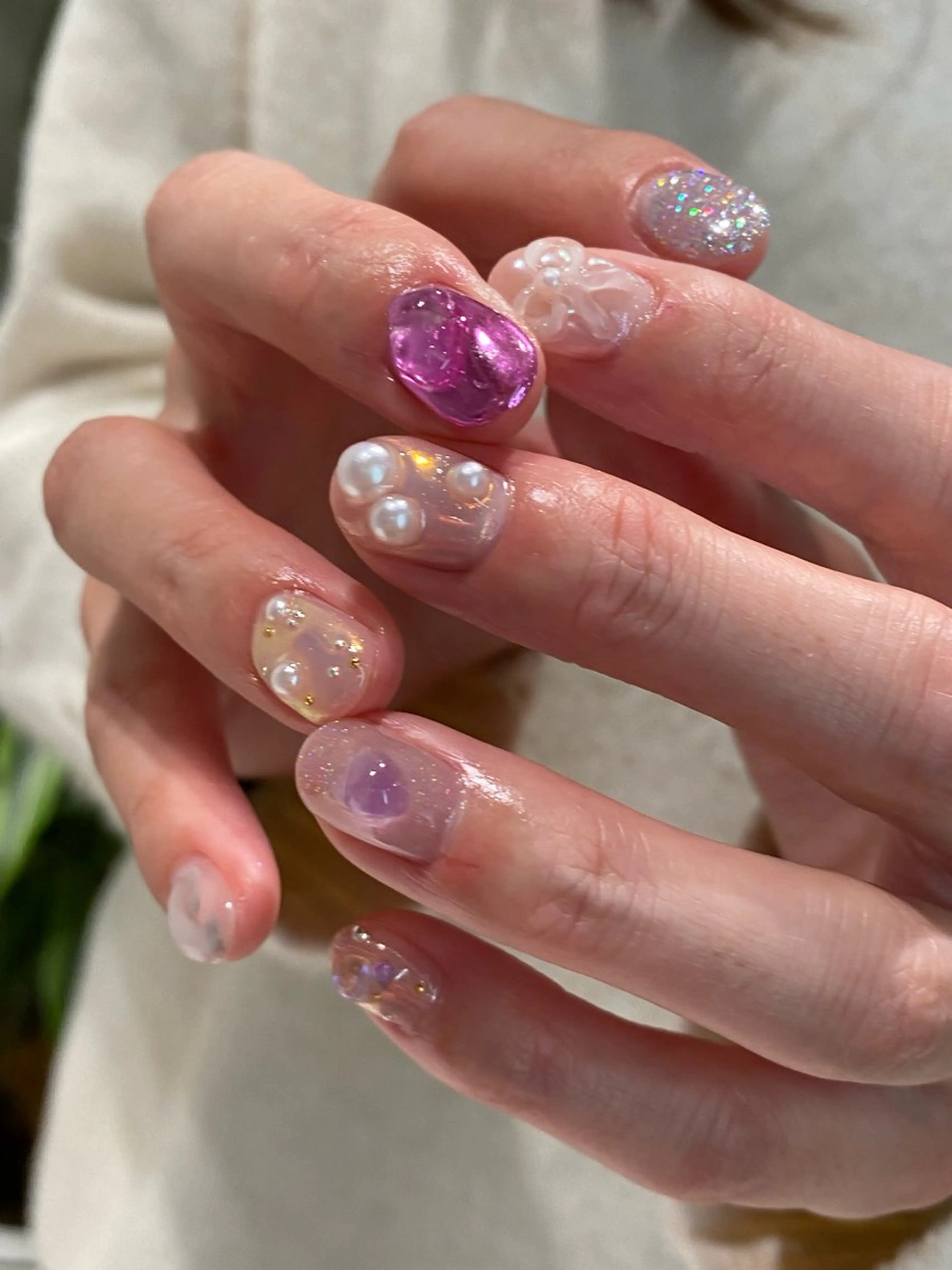 ネイル ハンドネイル Yuriko Omi パラジェル/渋谷のネイルデザイン