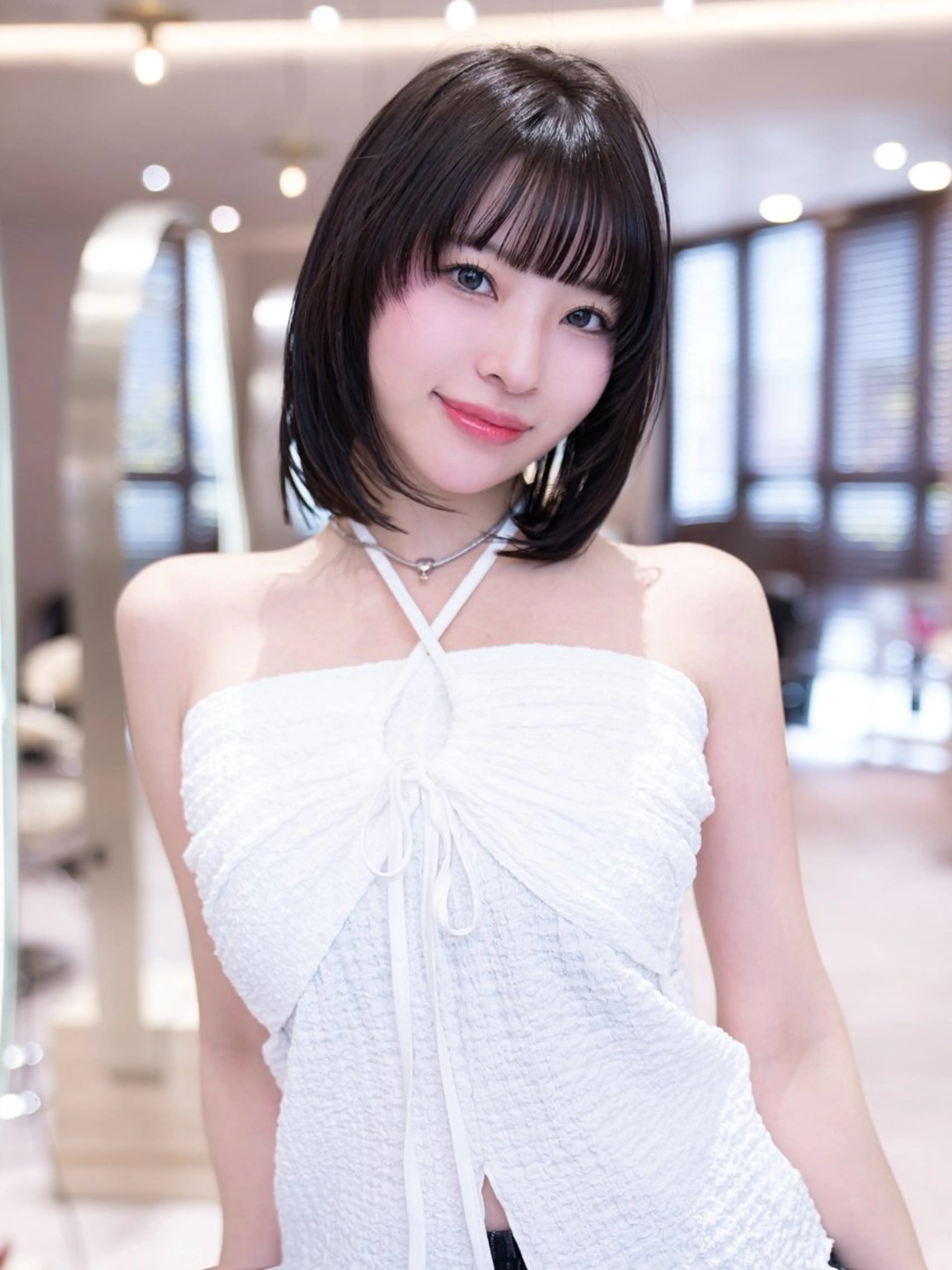 カラー カット トリートメント 渋谷/レイヤーボブ・ 韓国ボブ特化/楓のヘアスタイル