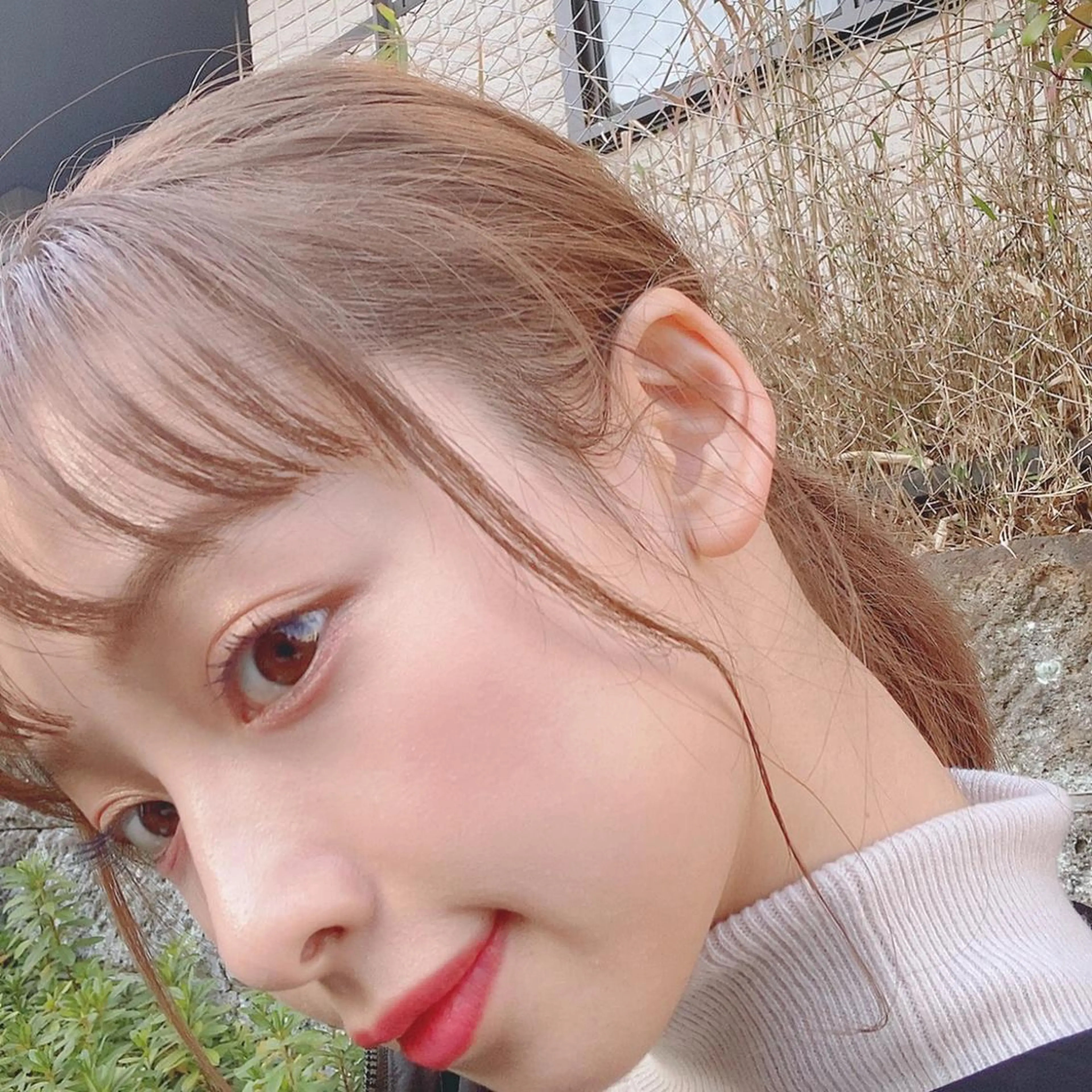 ミディアム カラー ヘアアレンジ ベージュカラー VIVIE【ヴィヴィ】所属・髪質改善/韓国風 レイヤー/田村祐樹のヘアスタイル