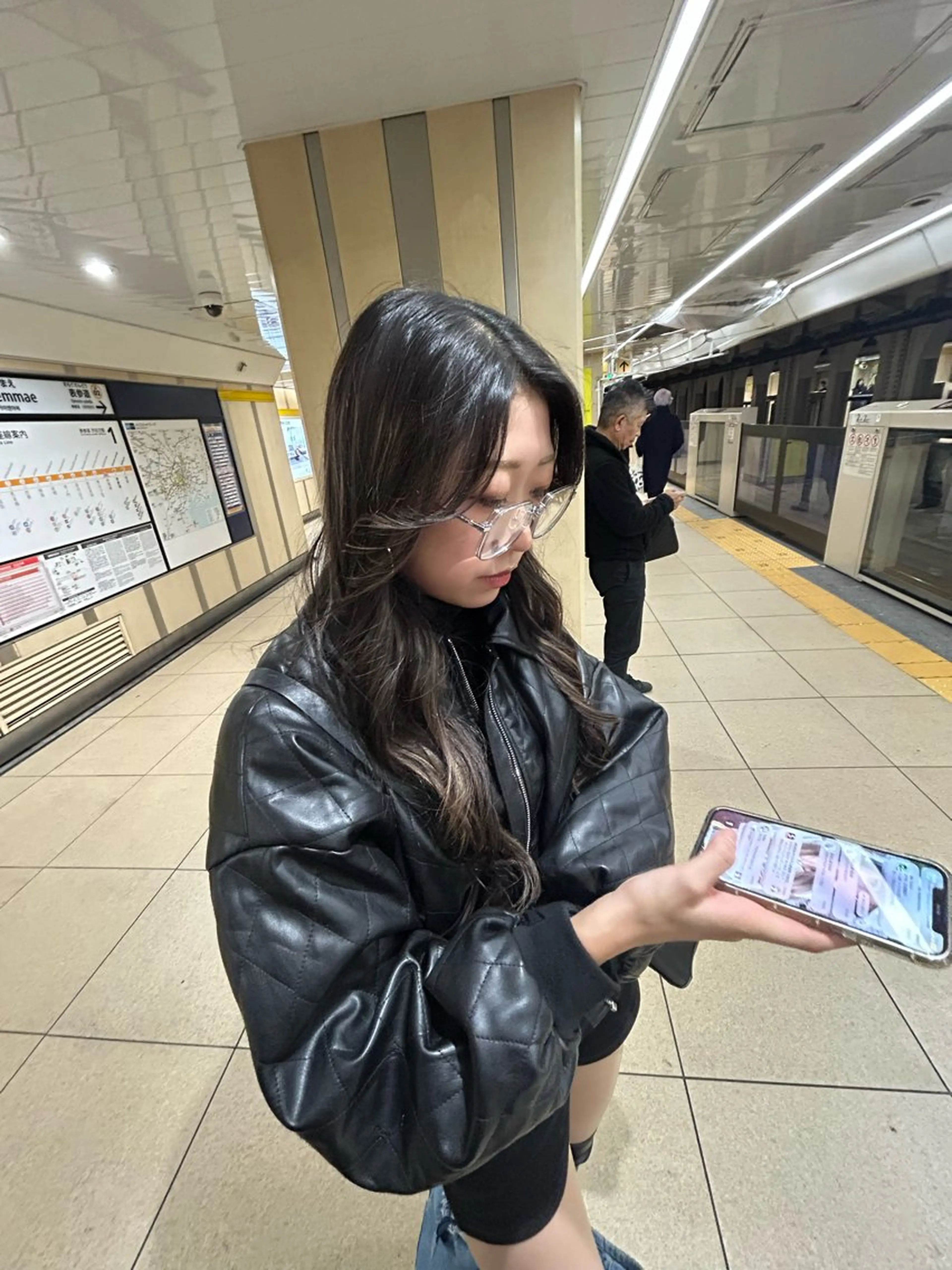 ロング 韓国風ヘア ★トレンドヘア /Haruhi★のヘアスタイル