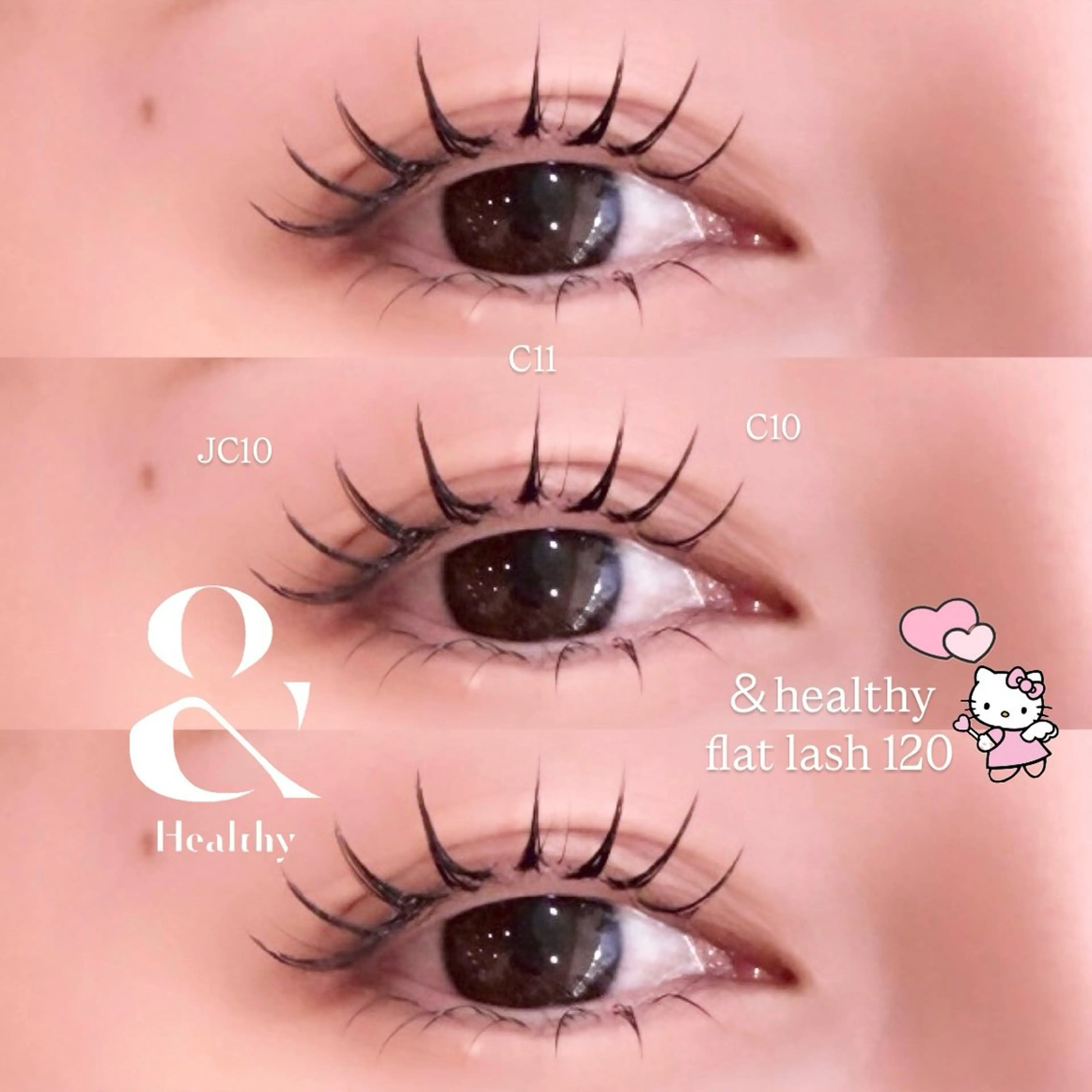 マツエク・マツパ フラットラッシュ マツエク 千島 里歩のマツエク・マツパデザイン