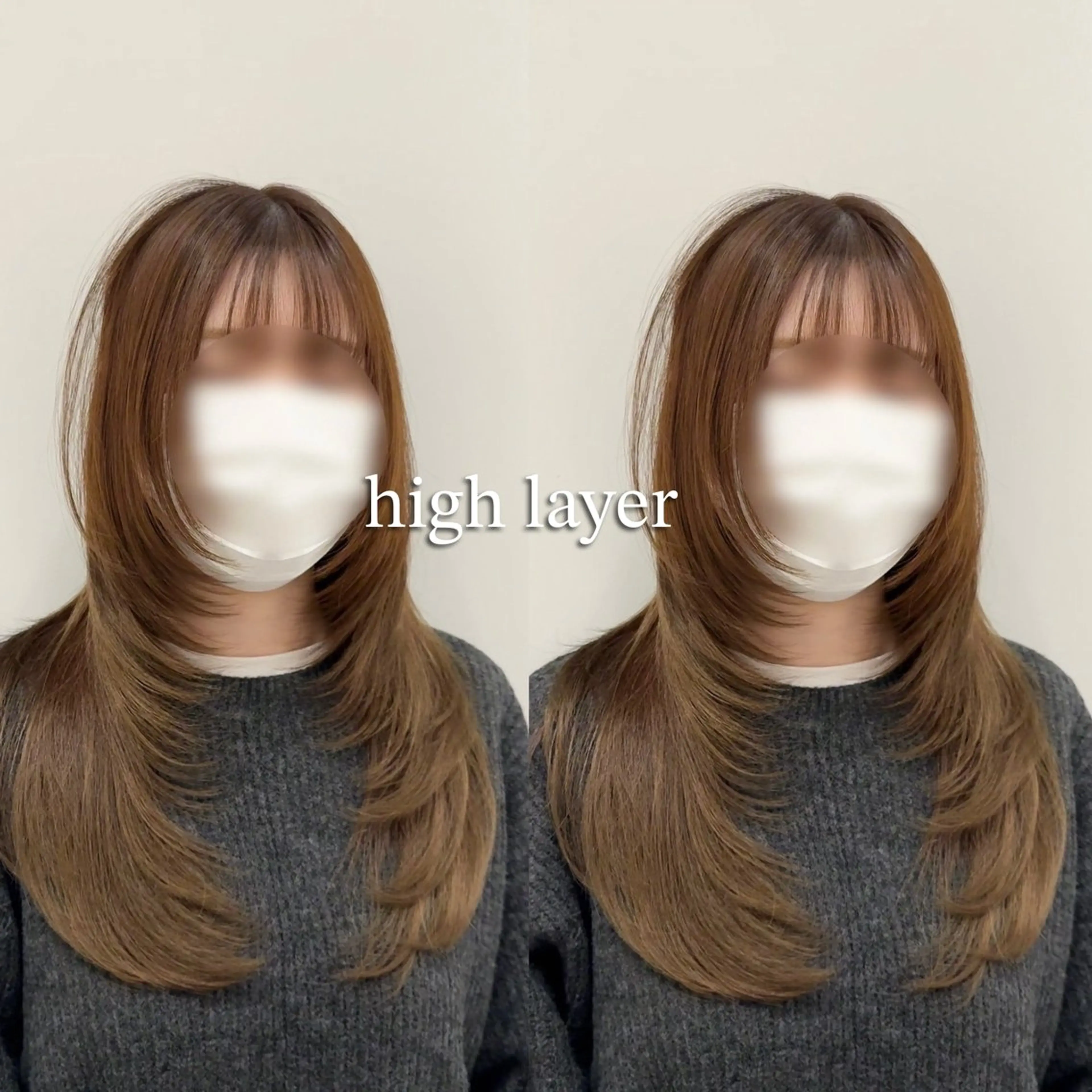 セミロング カラー カット ヘアカラー トリートメント SALOWIN 新宿三丁目EAST所属・韓国レイヤー🇰🇷 layercut✂️のヘアスタイル