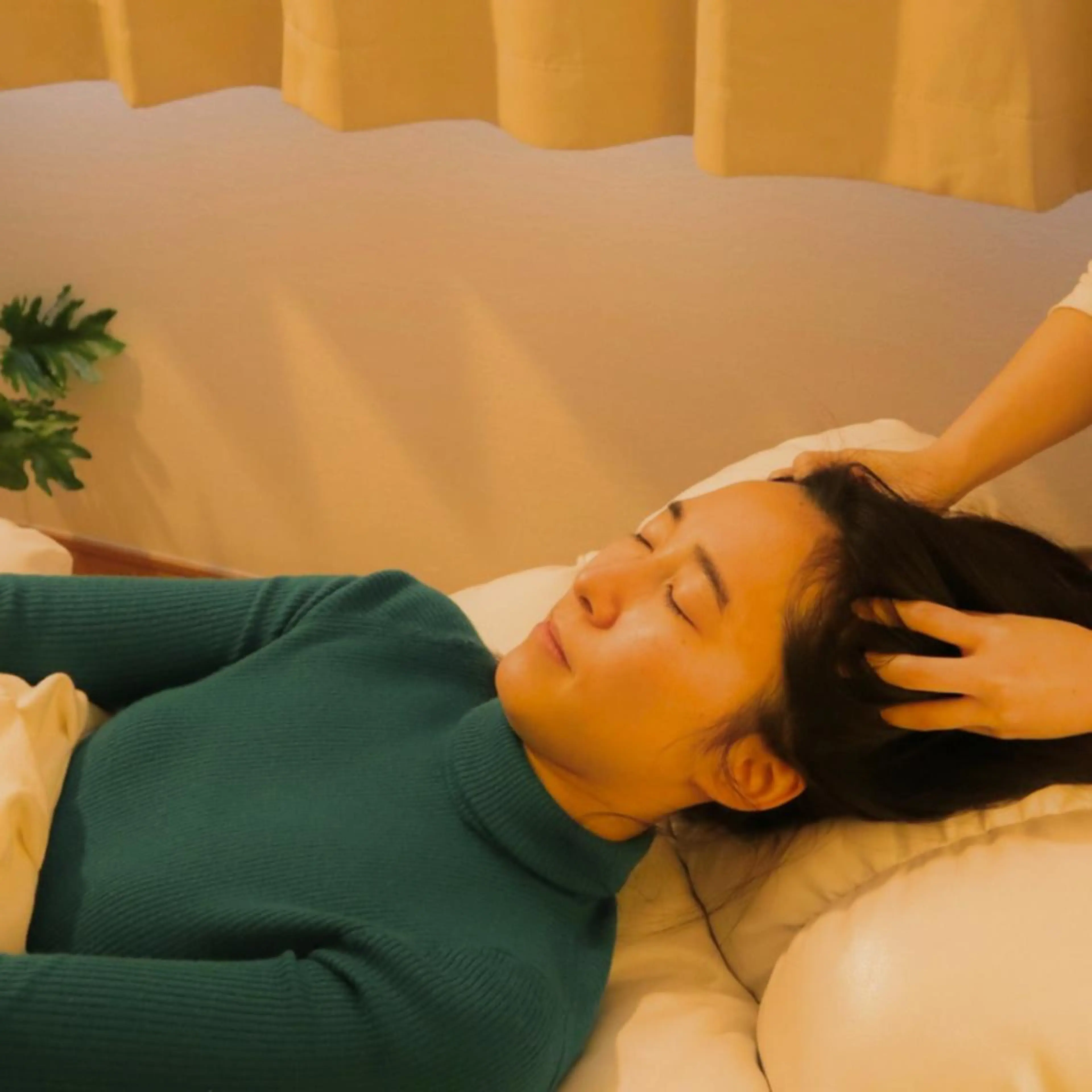 【うとうと50分】まずはお試し♪肩首ほぐし付ドライヘッドスパの写真