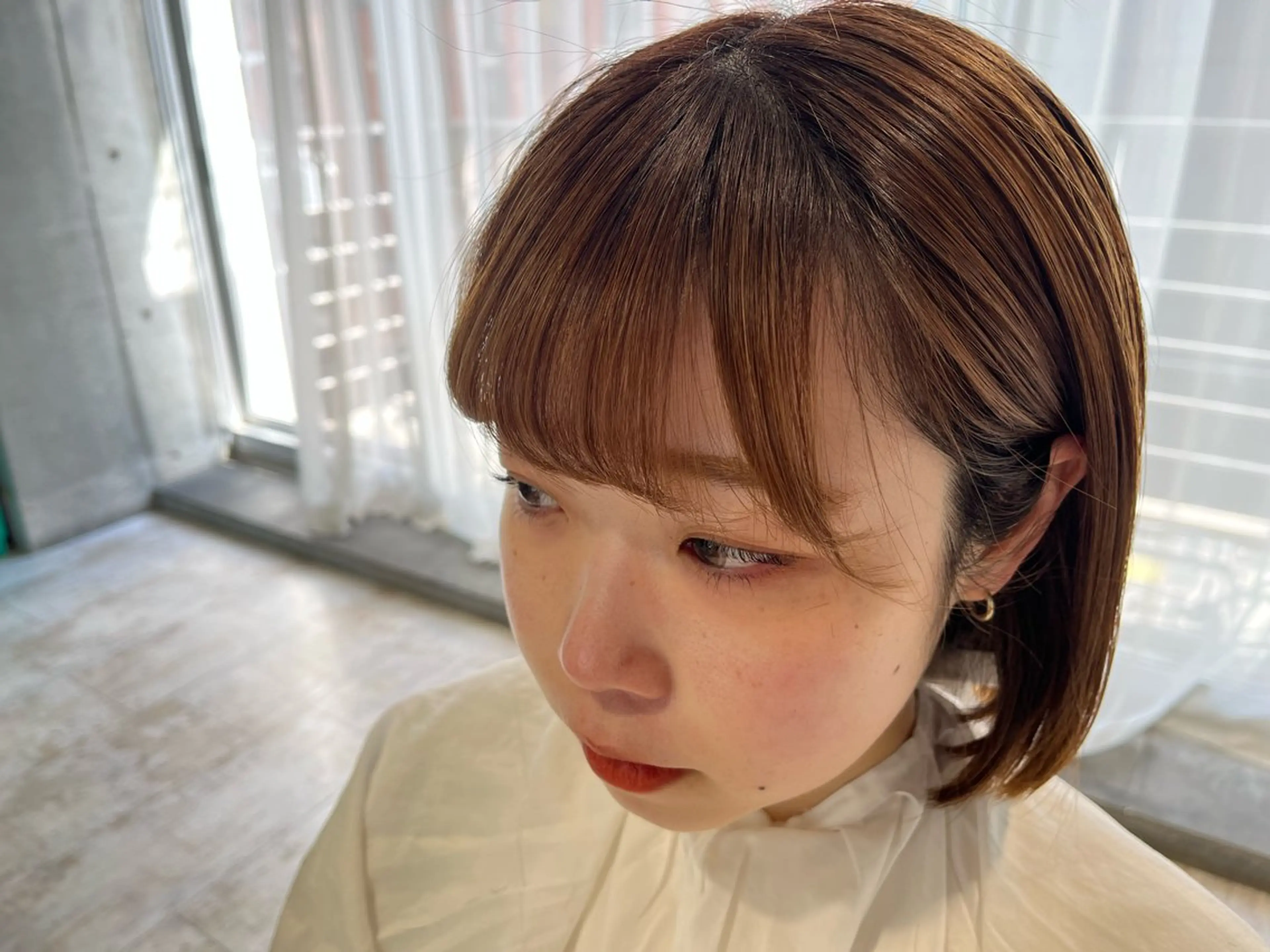 ミディアム cime所属・小林実愛/ ハイトーン/心斎橋/のヘアスタイル